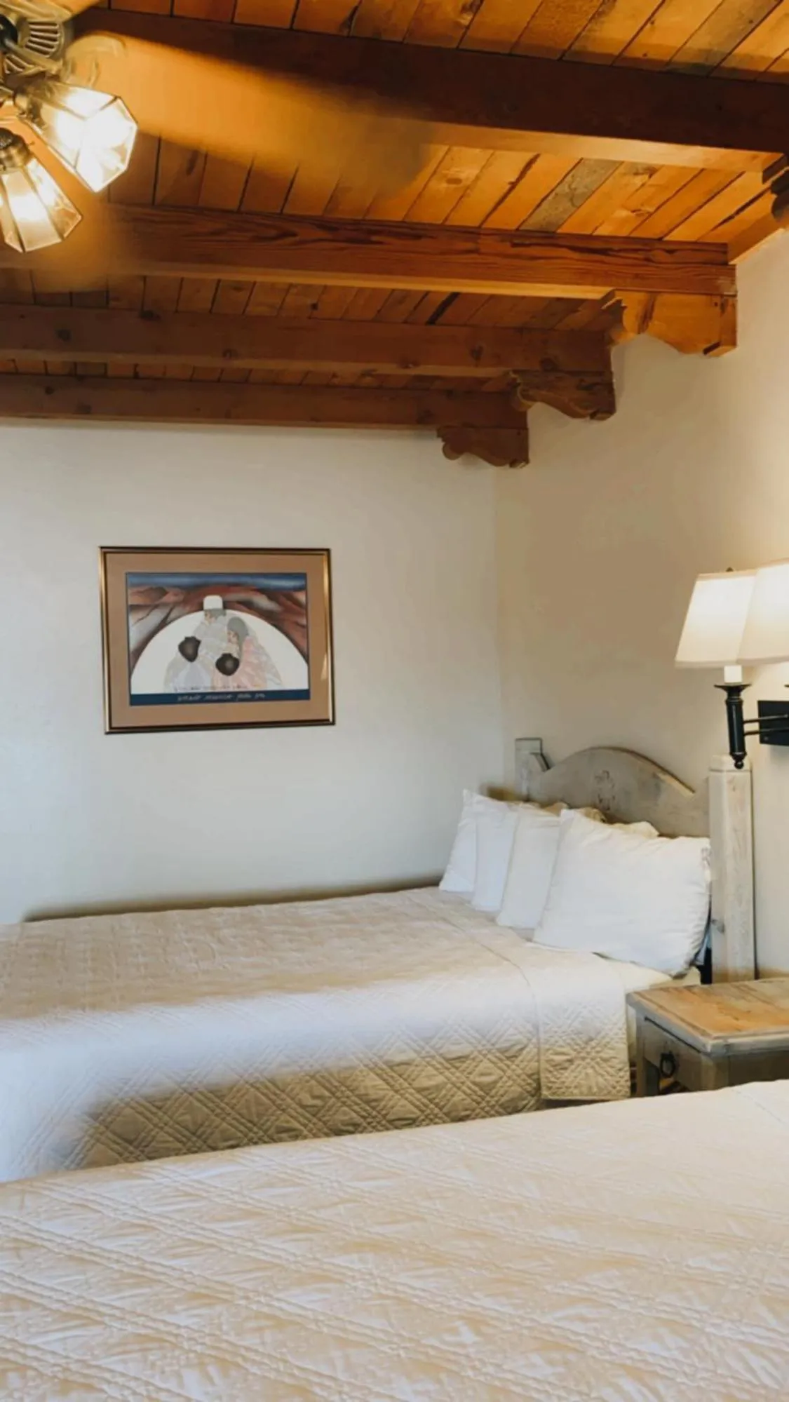 Bed in Chama Trails Motel