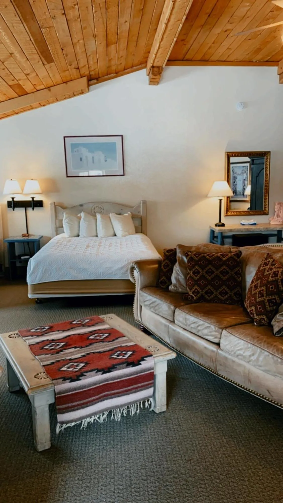 Bed in Chama Trails Motel