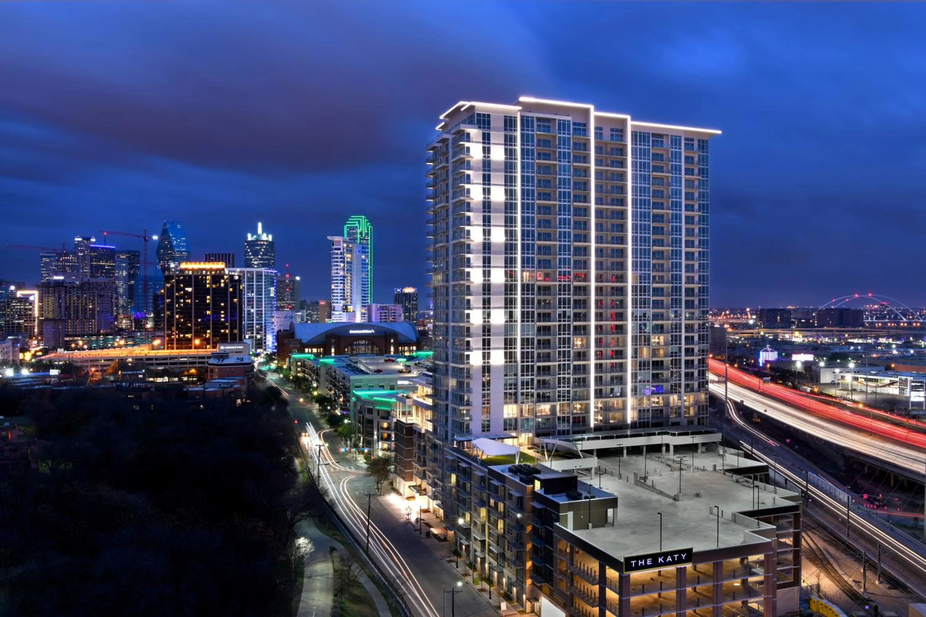 Property building in Mint House Dallas - Victory Park