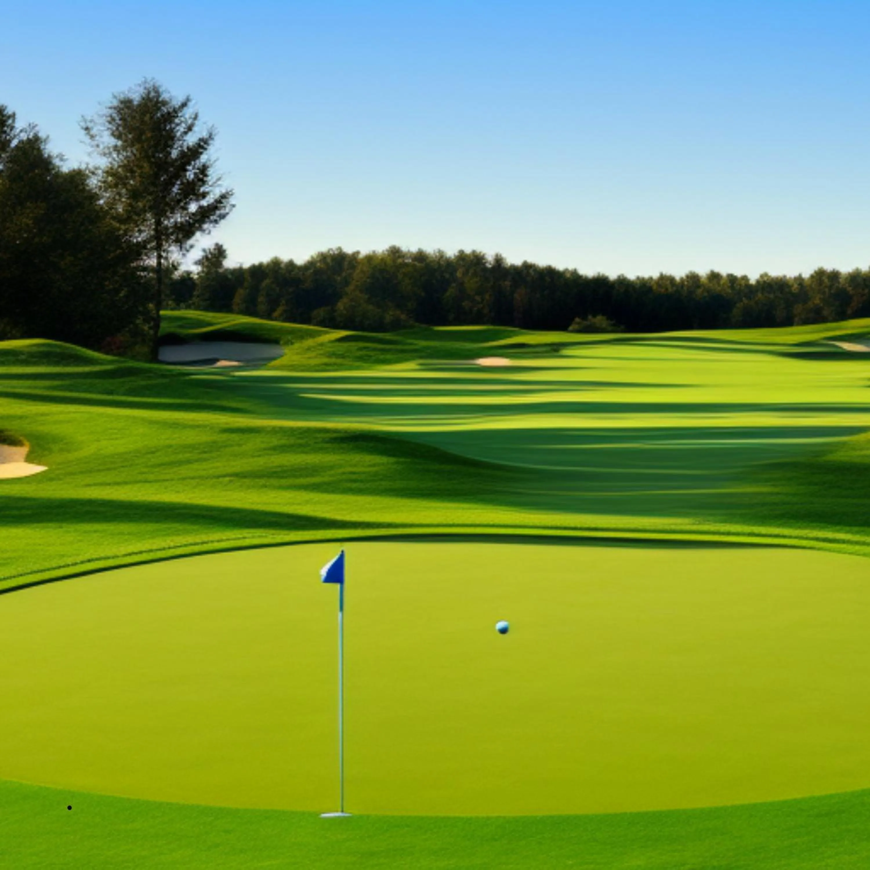 Golfcourse in Ocean The Point Hotel Busan