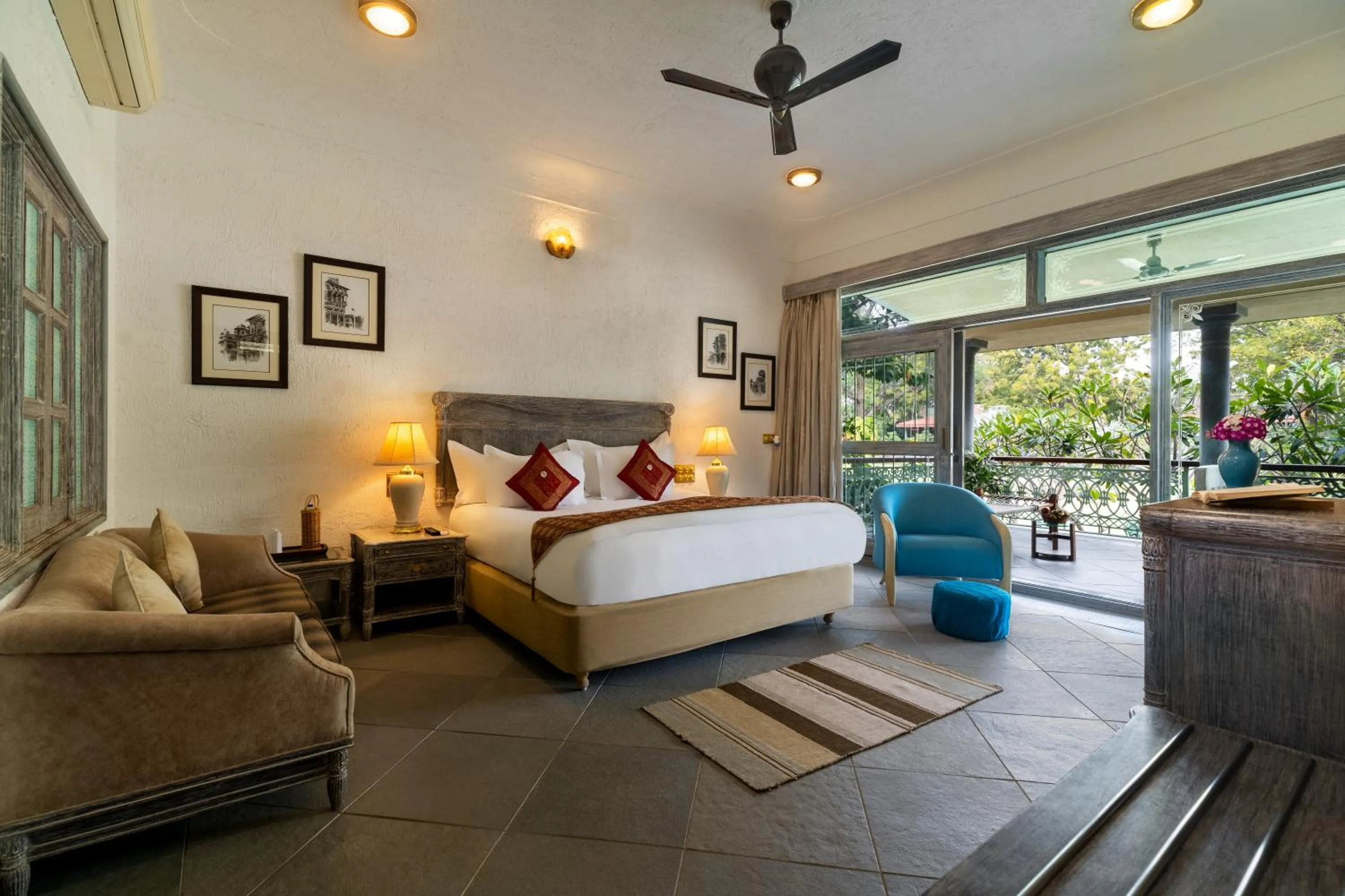 Bedroom, Bed in Vatsalya Vihar - A Luxury Pool Villas Resort