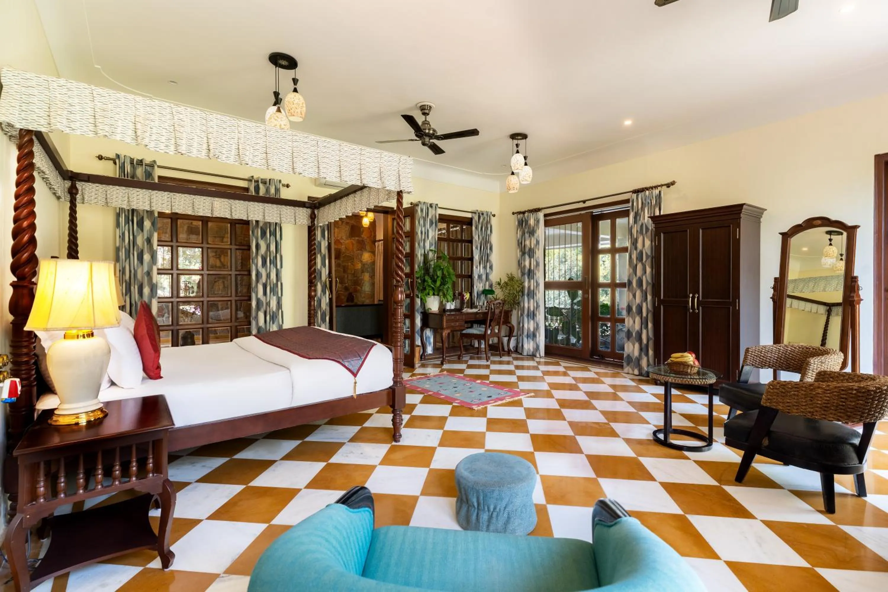 Bedroom, Bed in Vatsalya Vihar - A Luxury Pool Villas Resort