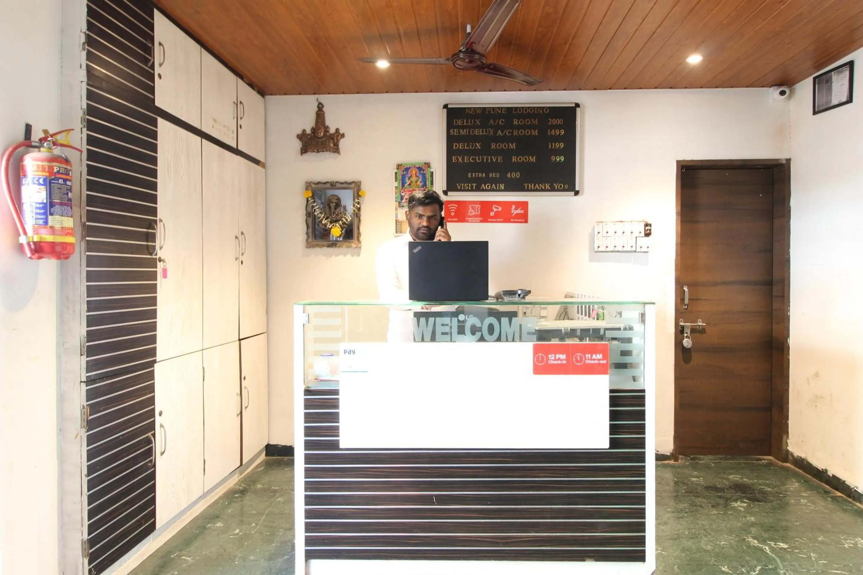 Lobby or reception in Hotel O New Pune