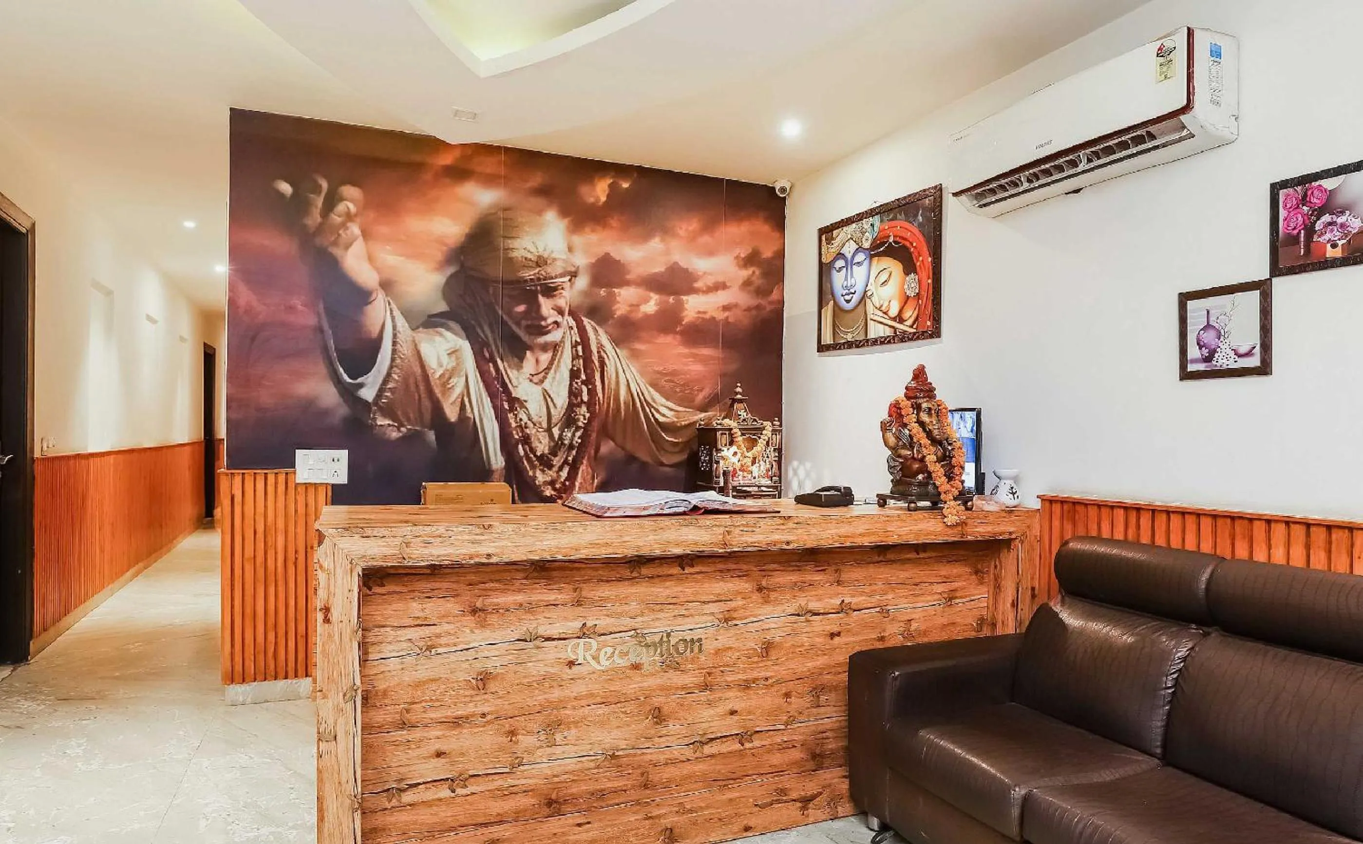 Lobby or reception in Hotel O Shri Sai