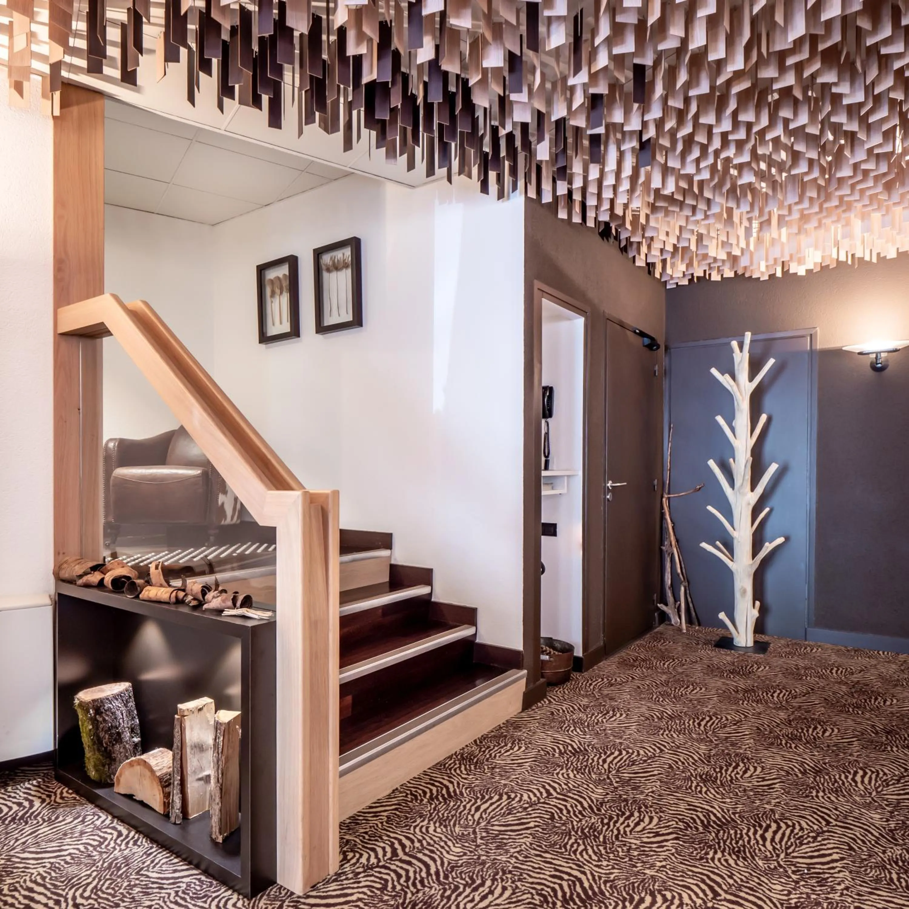 Lobby or reception in Hôtel de Bonlieu