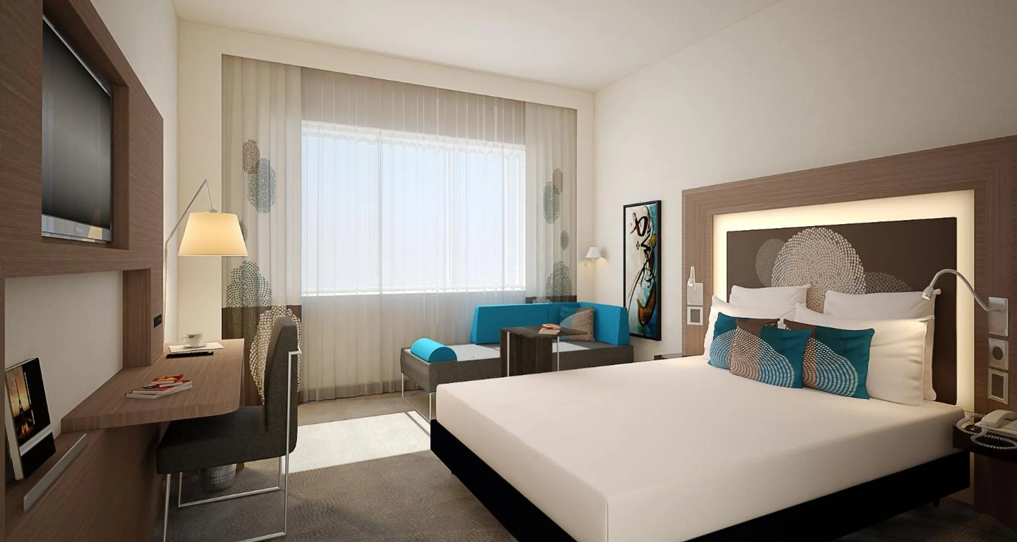 Photo of the whole room, Bed in Novotel Bur Dubai - Healthcare City