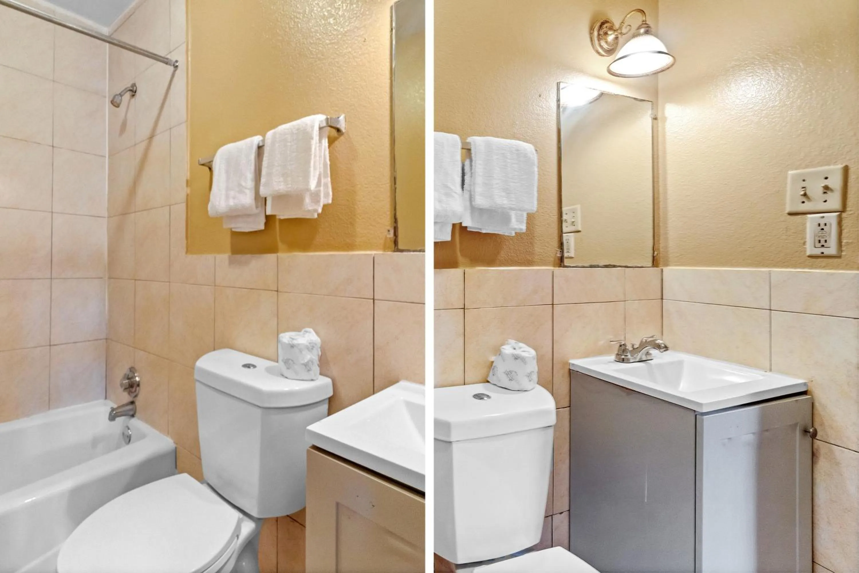 Bathroom in Relax Motel Grand Prairie Dallas I 30