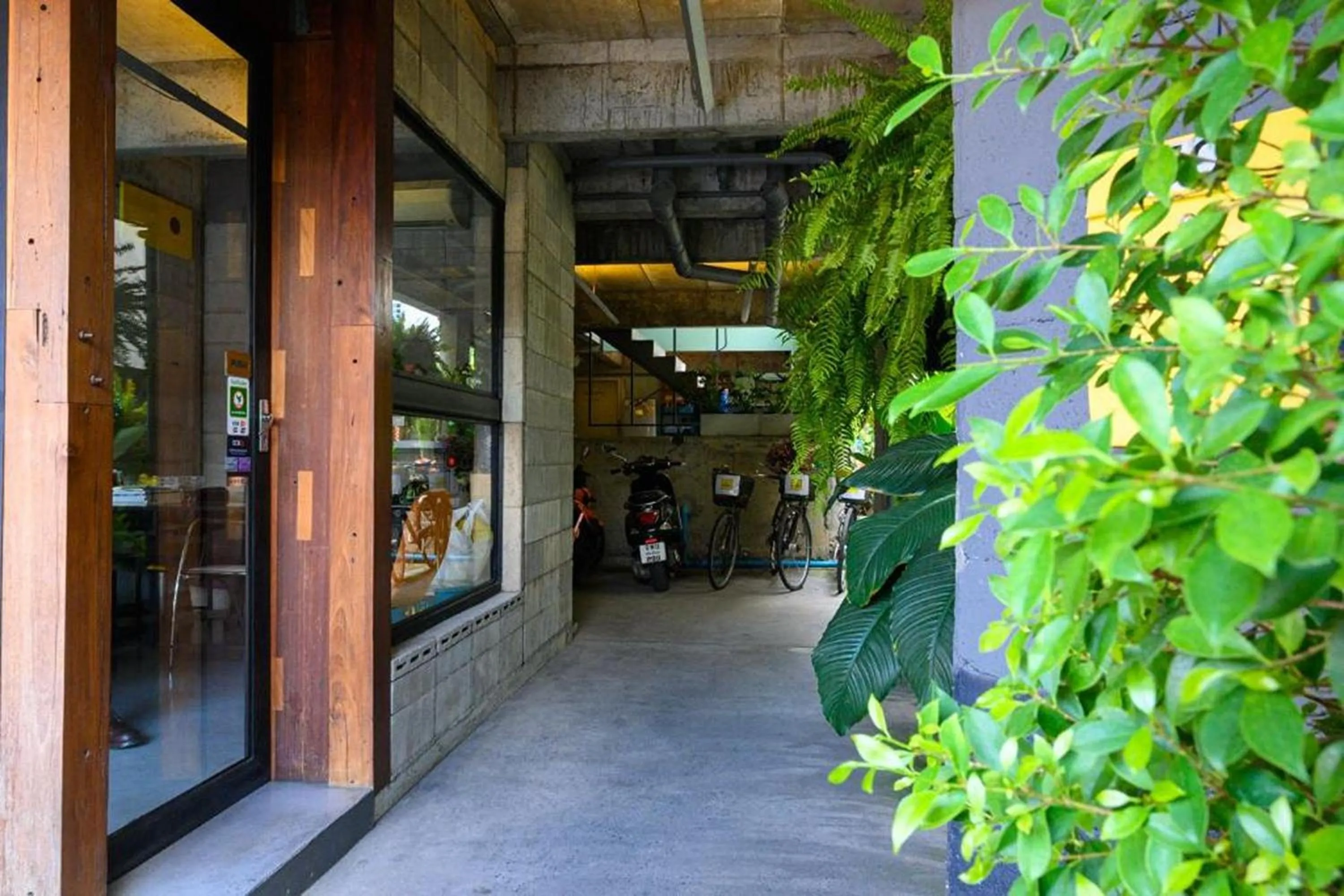 Facade/entrance in HeyHa House ChiangMai