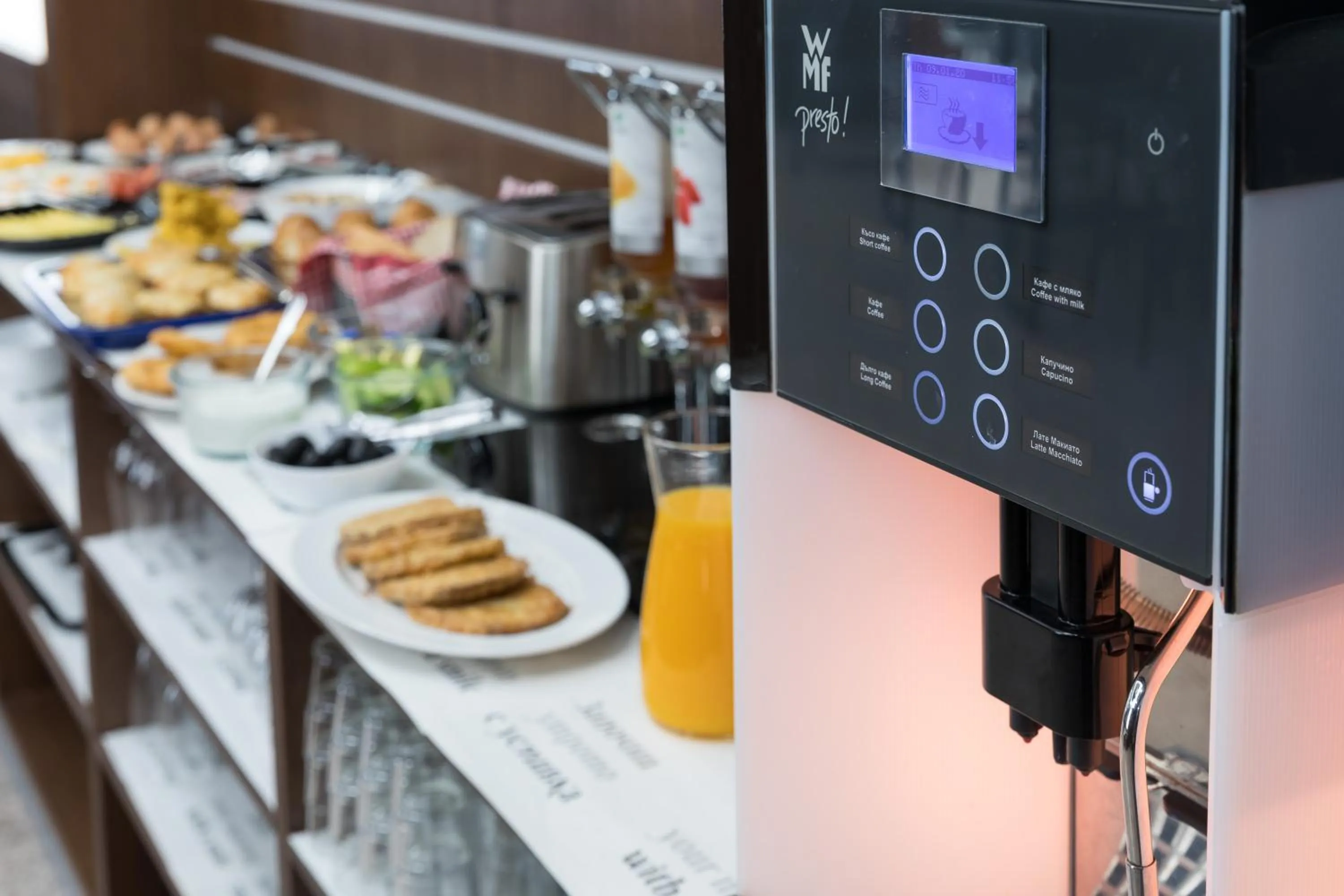 Food and drinks in B1 Boutique Hotel Sofia