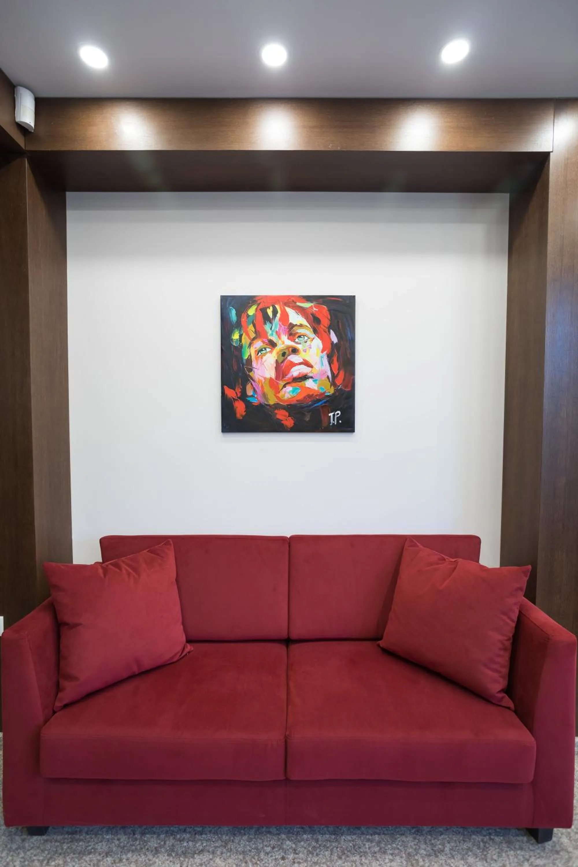 Seating area in B1 Boutique Hotel Sofia