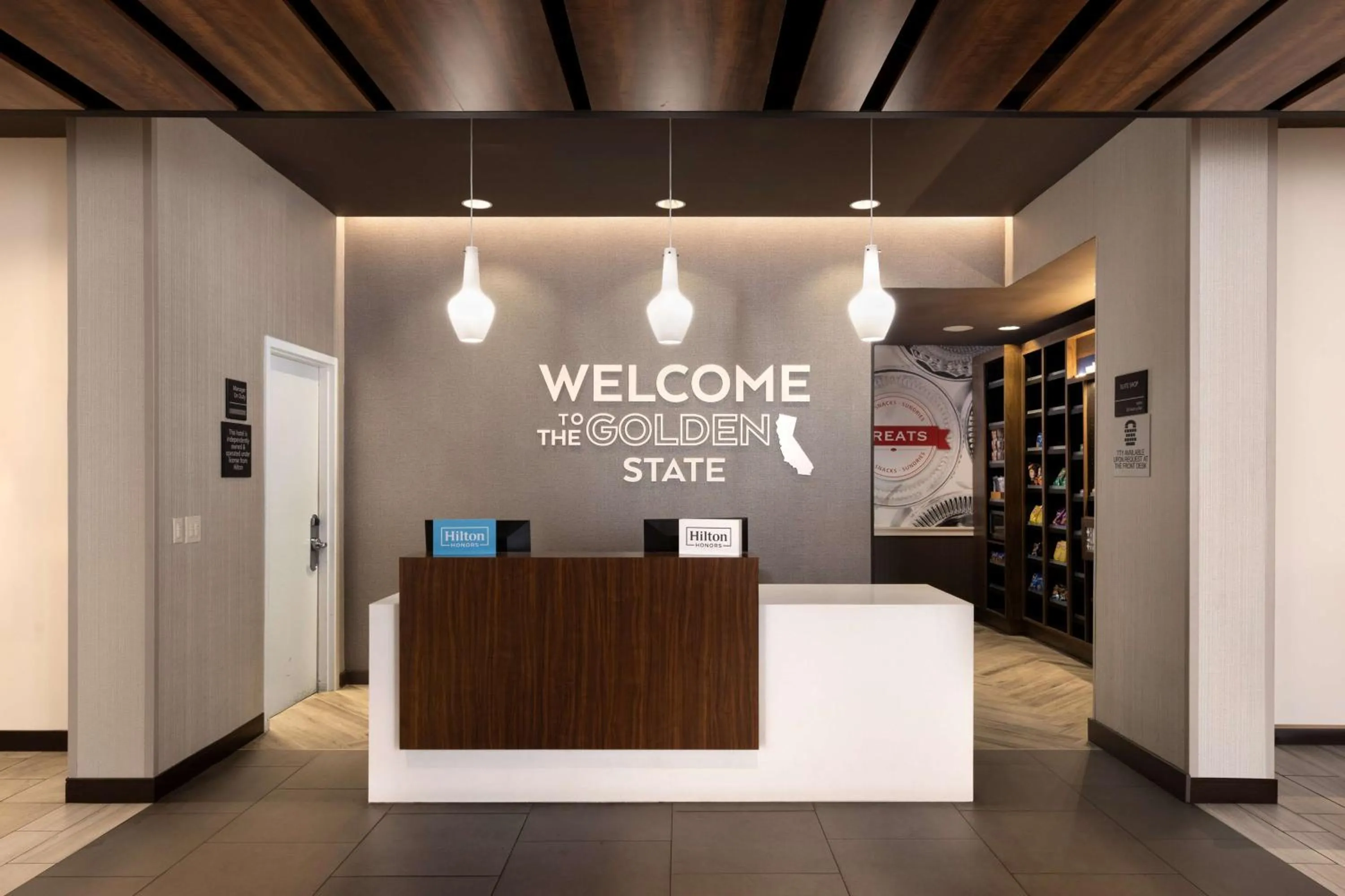 Lobby or reception in Hampton Inn San Jose Cherry Ave, CA