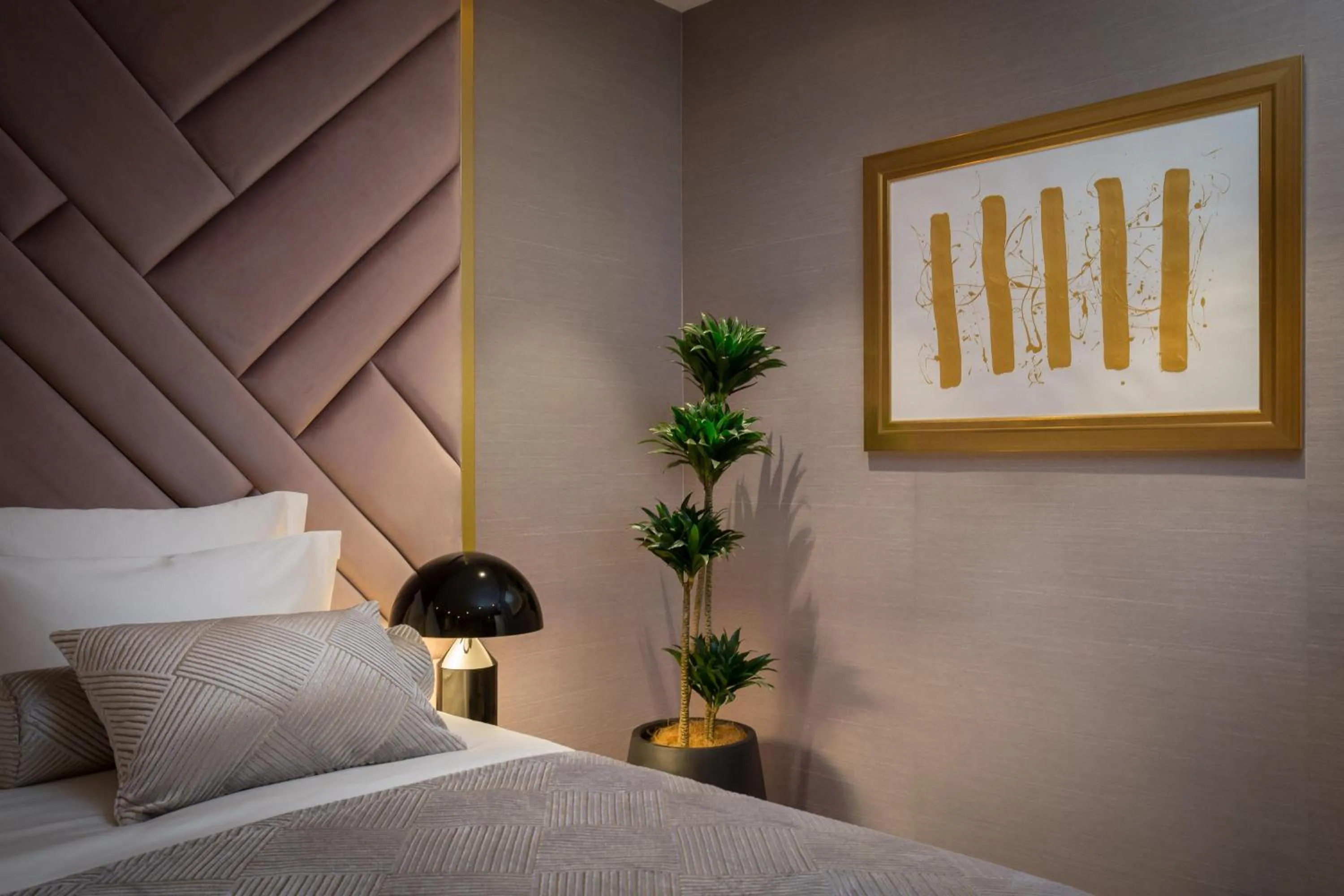 Bed in Five Elements Luxury Rooms