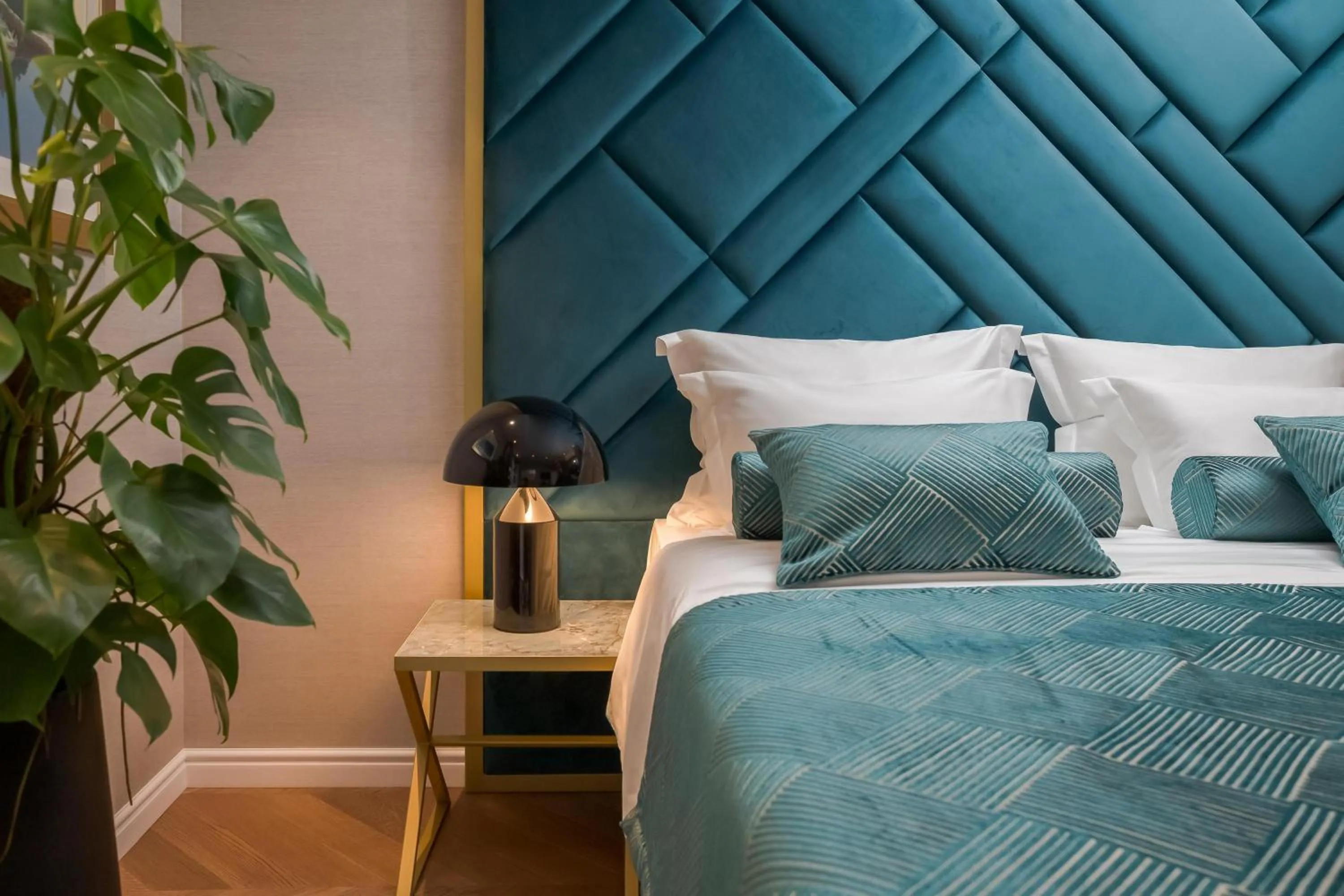 Bed in Five Elements Luxury Rooms