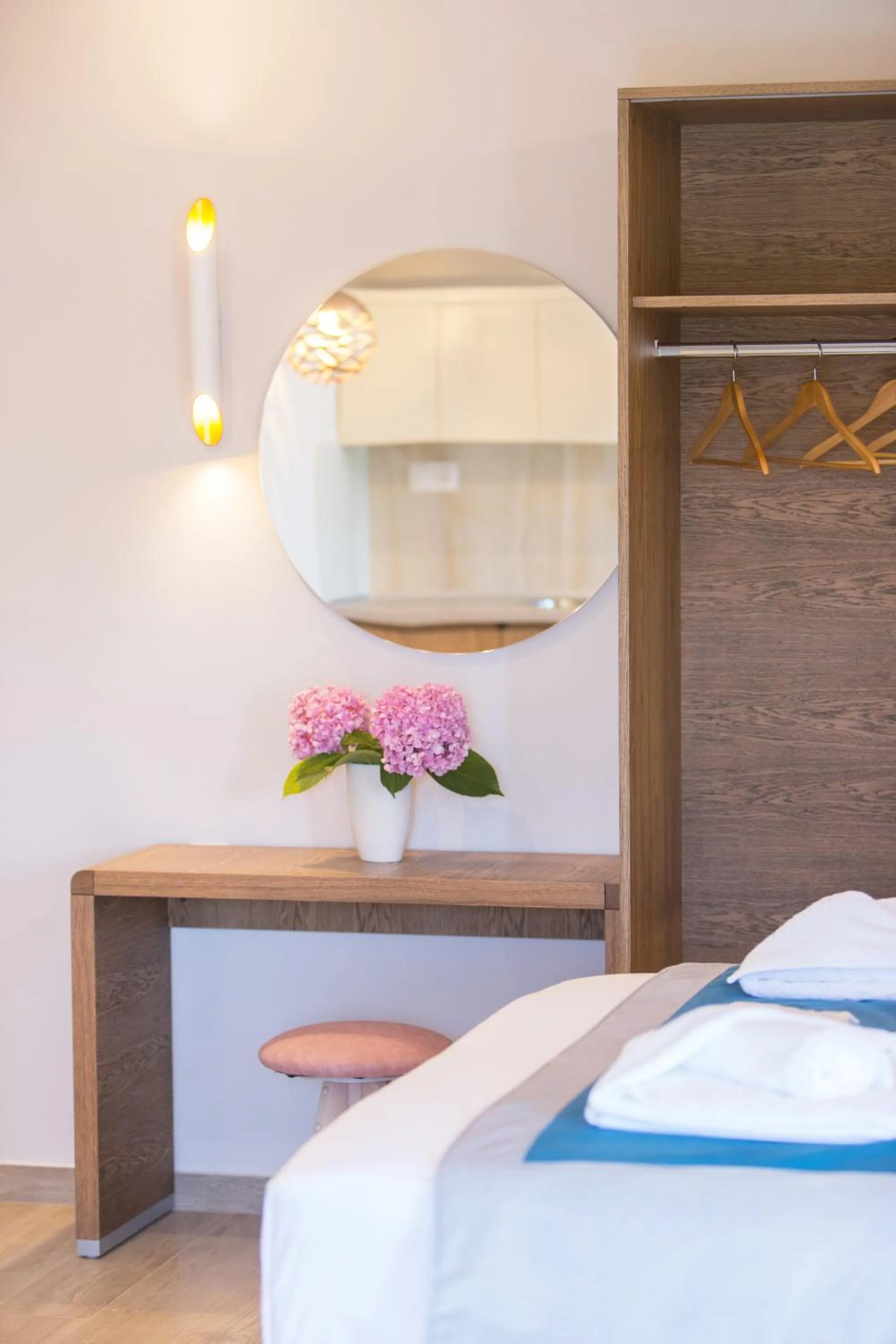 Decorative detail, Bed in Iliomagic Luxury Suites Thassos