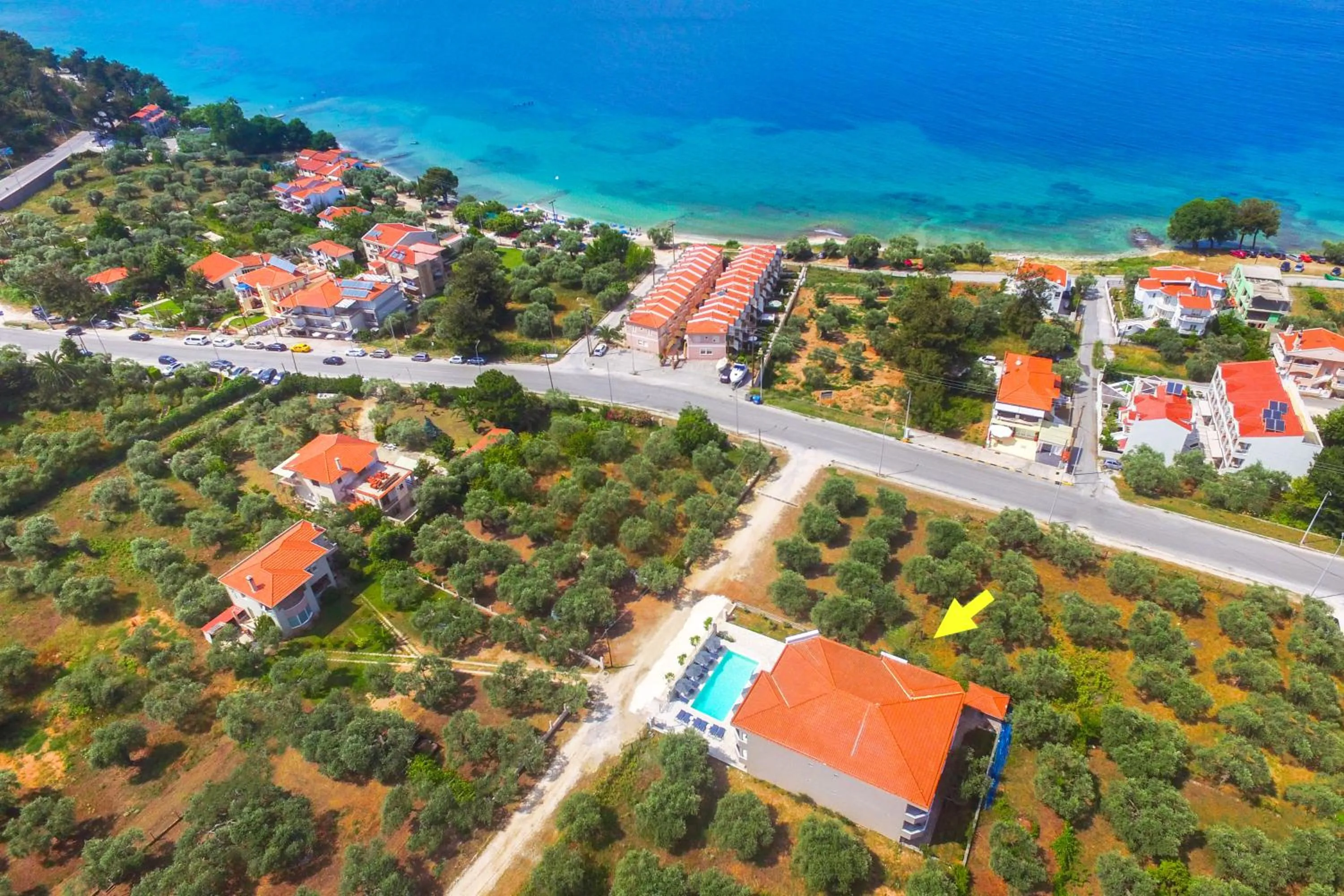 Bird's eye view in Iliomagic Luxury Suites Thassos