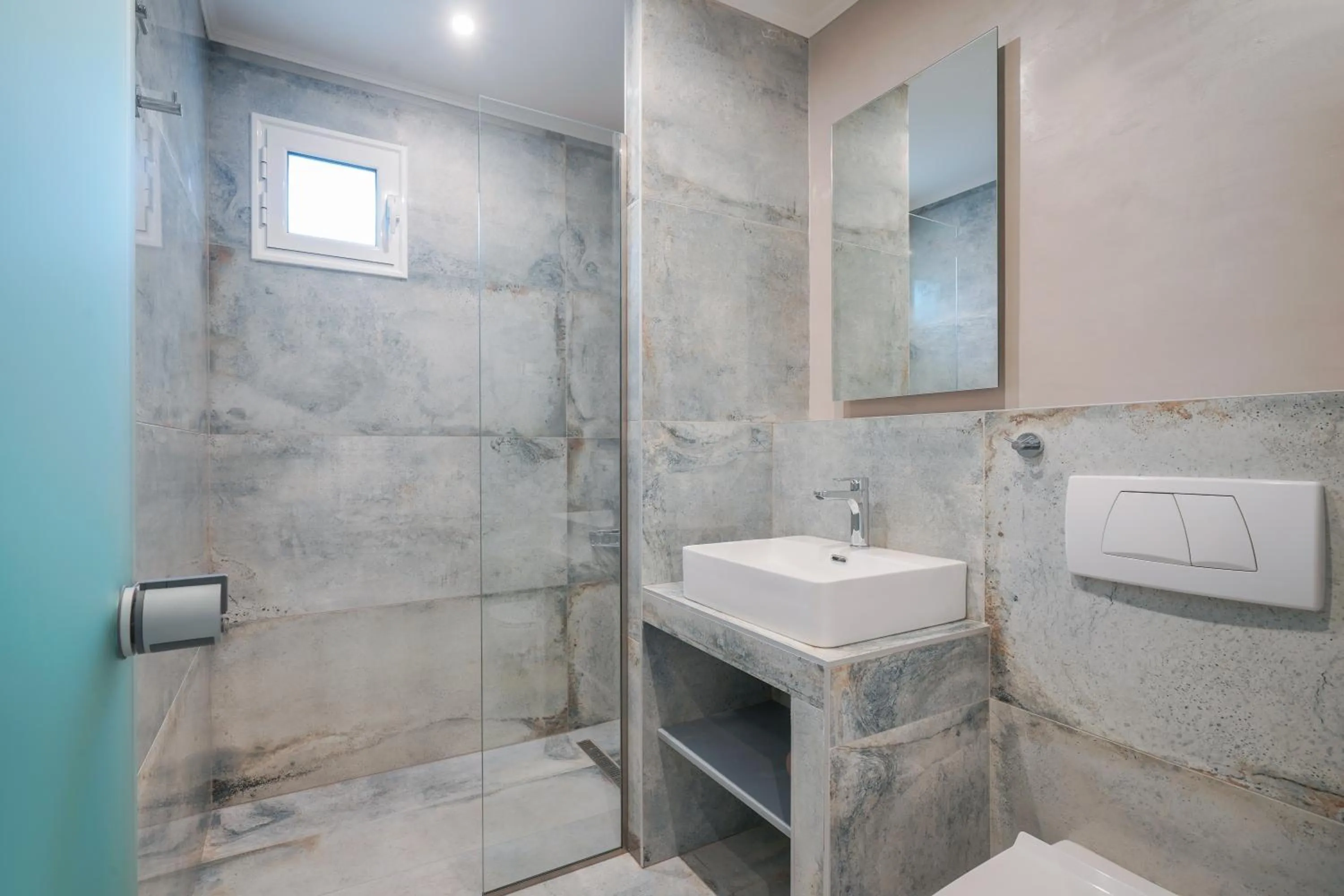 Shower in Iliomagic Luxury Suites Thassos