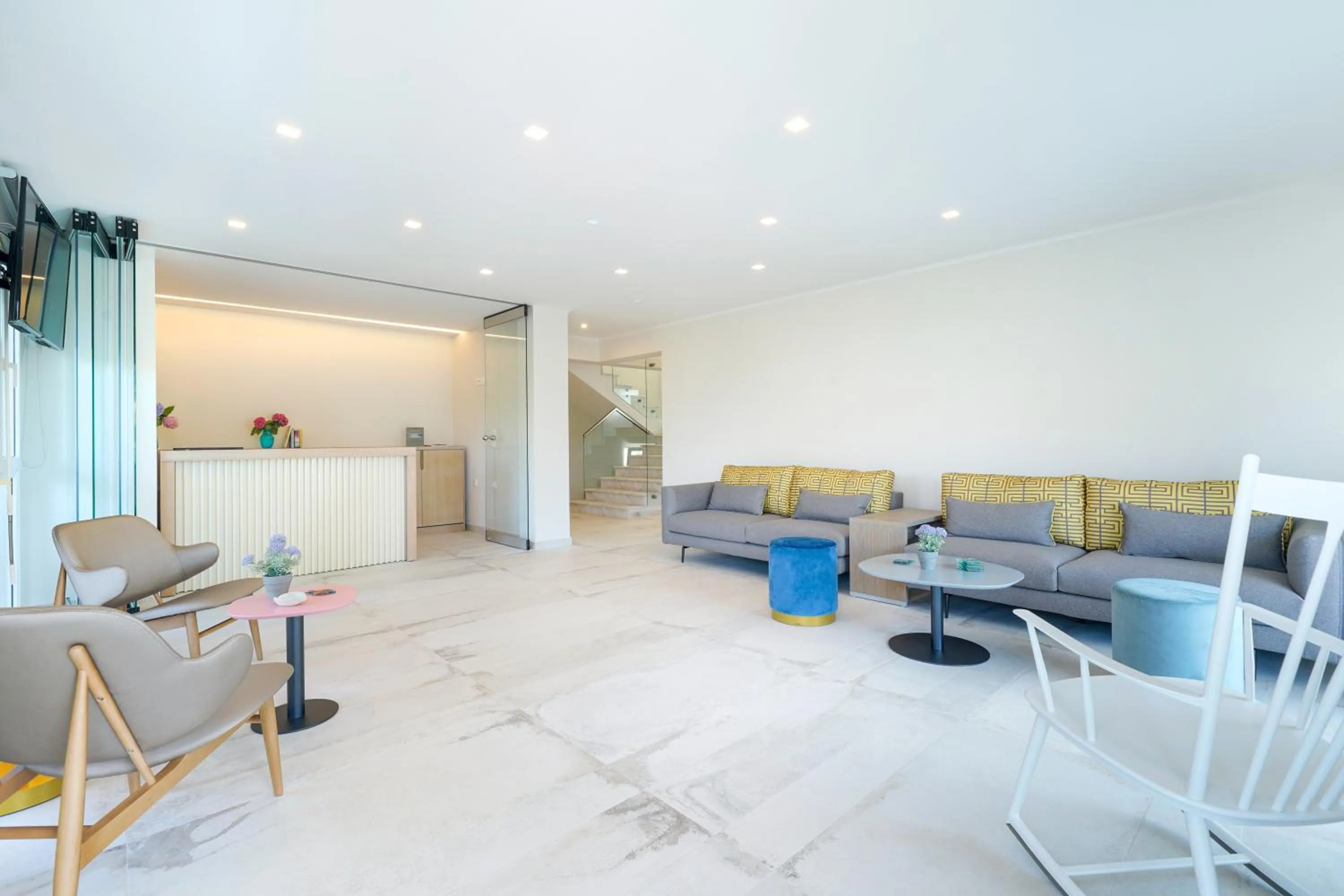 Lobby or reception in Iliomagic Luxury Suites Thassos