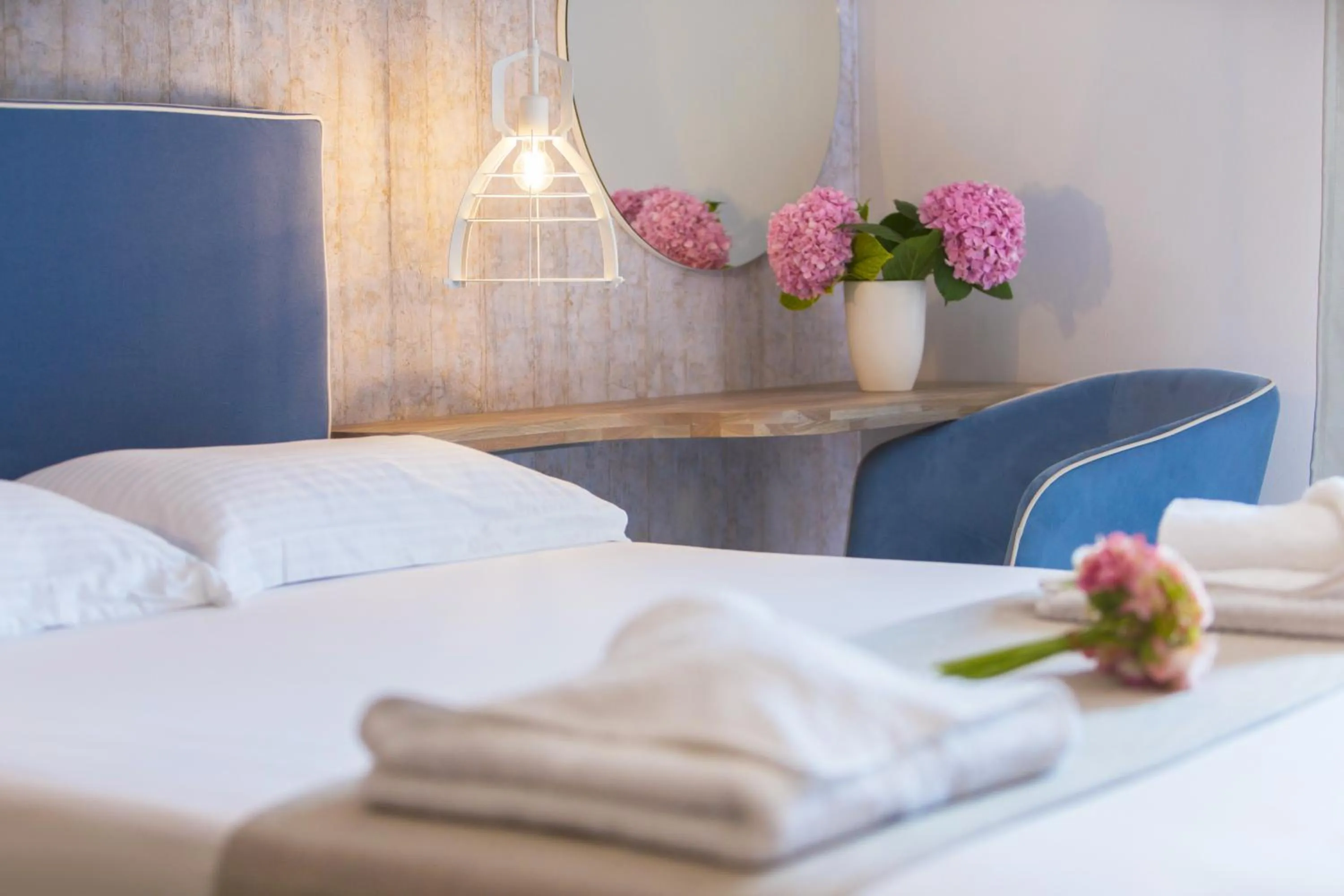 Decorative detail, Bed in Iliomagic Luxury Suites Thassos