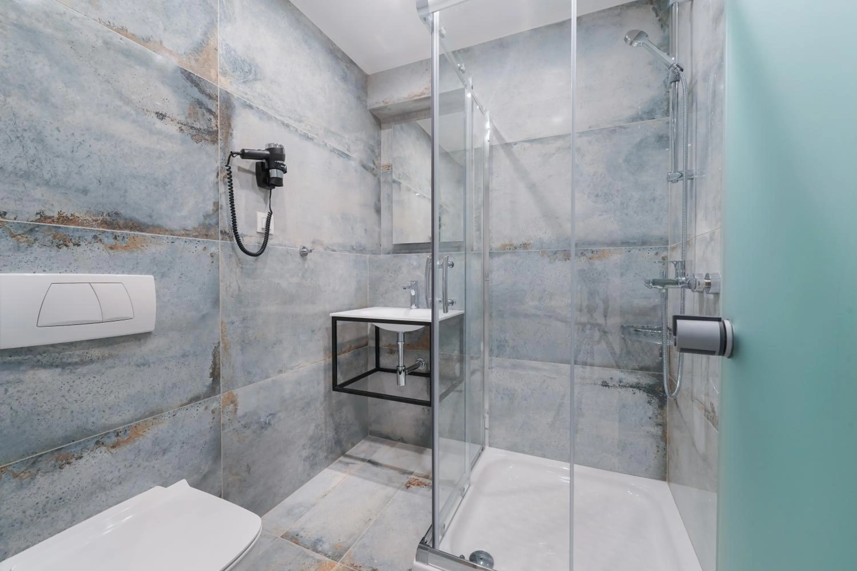 Shower in Iliomagic Luxury Suites Thassos