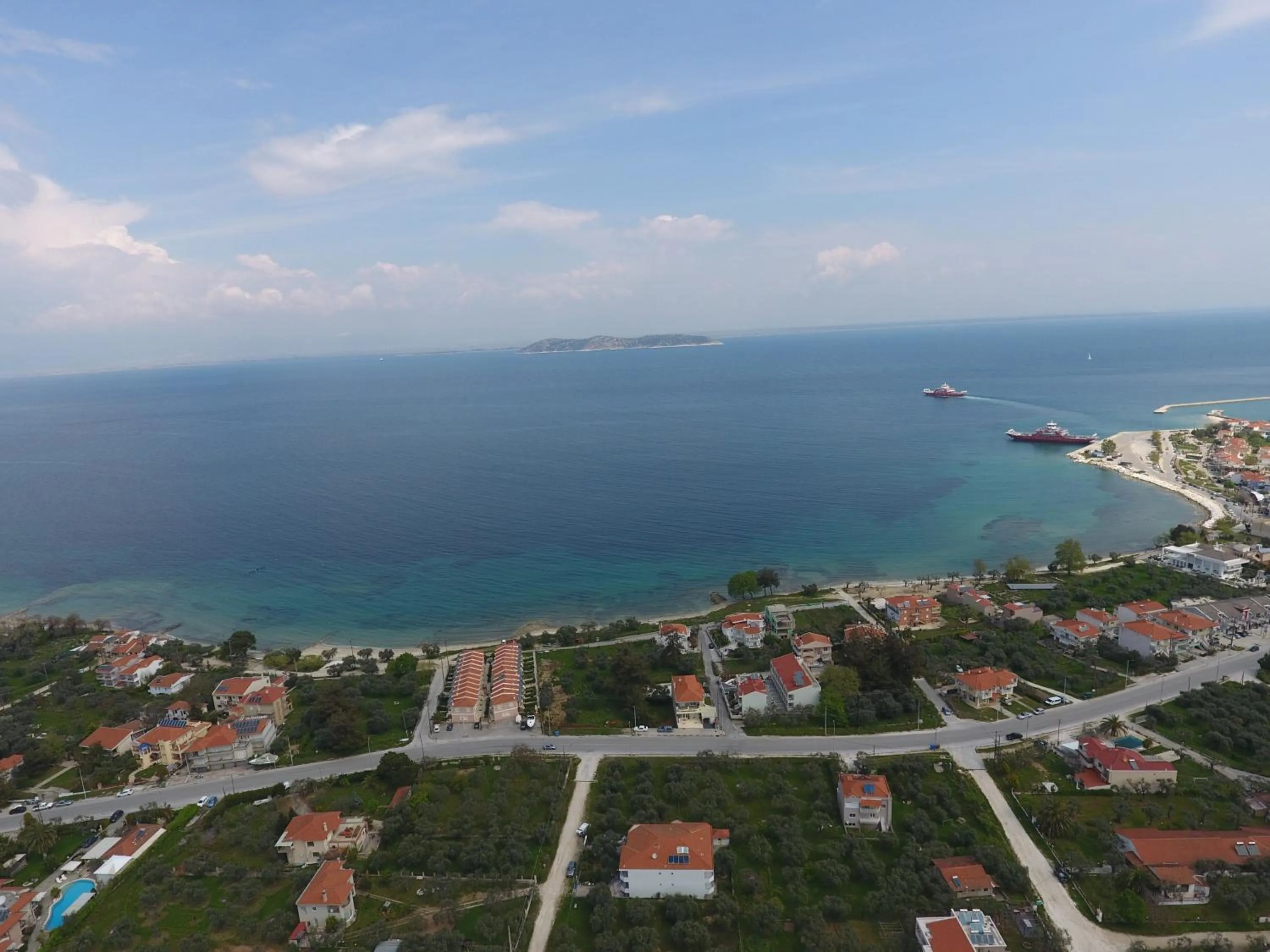 Bird's eye view in Iliomagic Luxury Suites Thassos