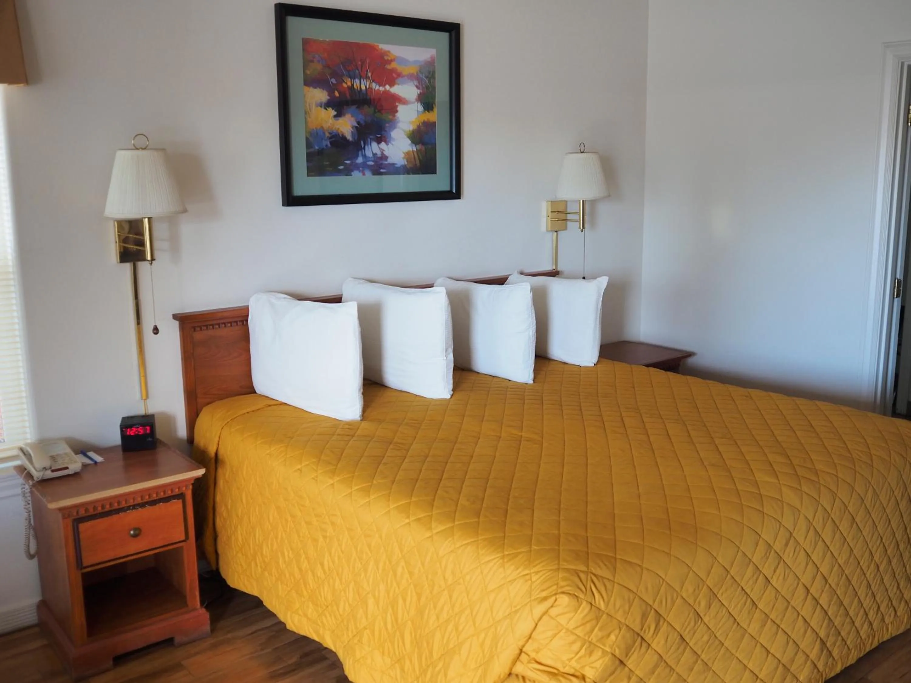 Bed in Wild Rivers Motorlodge