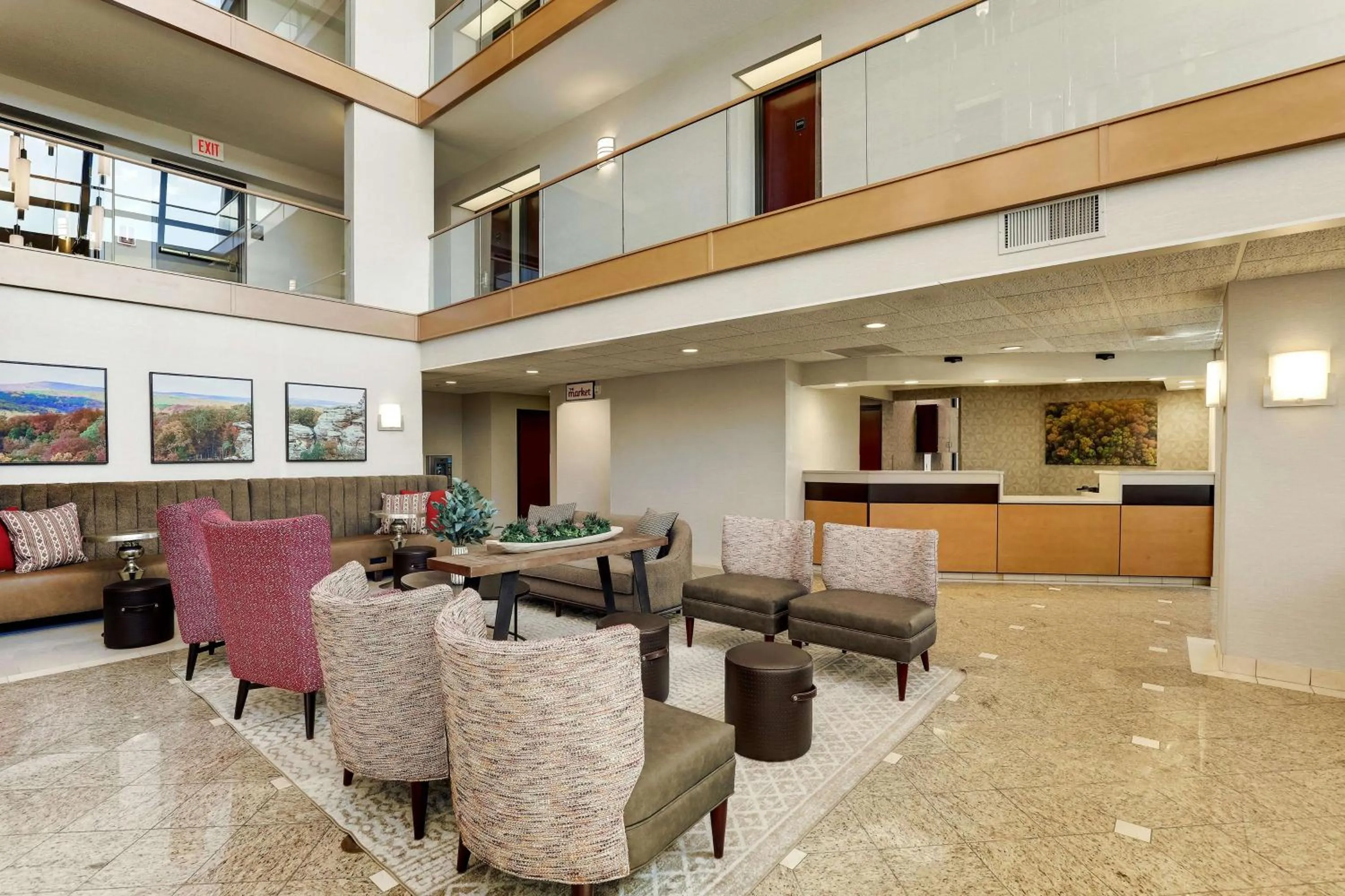 Lobby or reception in Drury Inn & Suites Marion