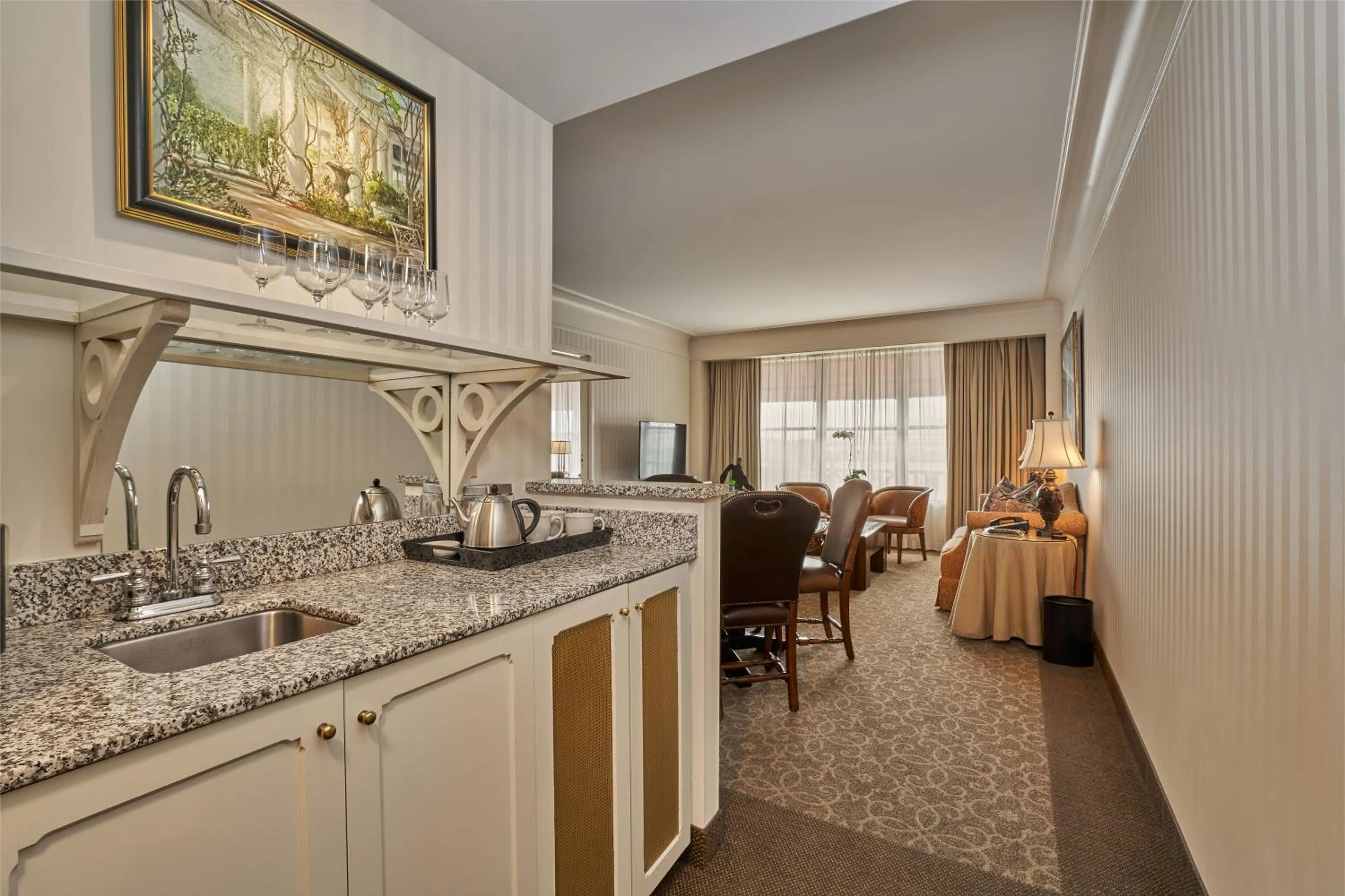 Kitchen or kitchenette in O.Henry Hotel