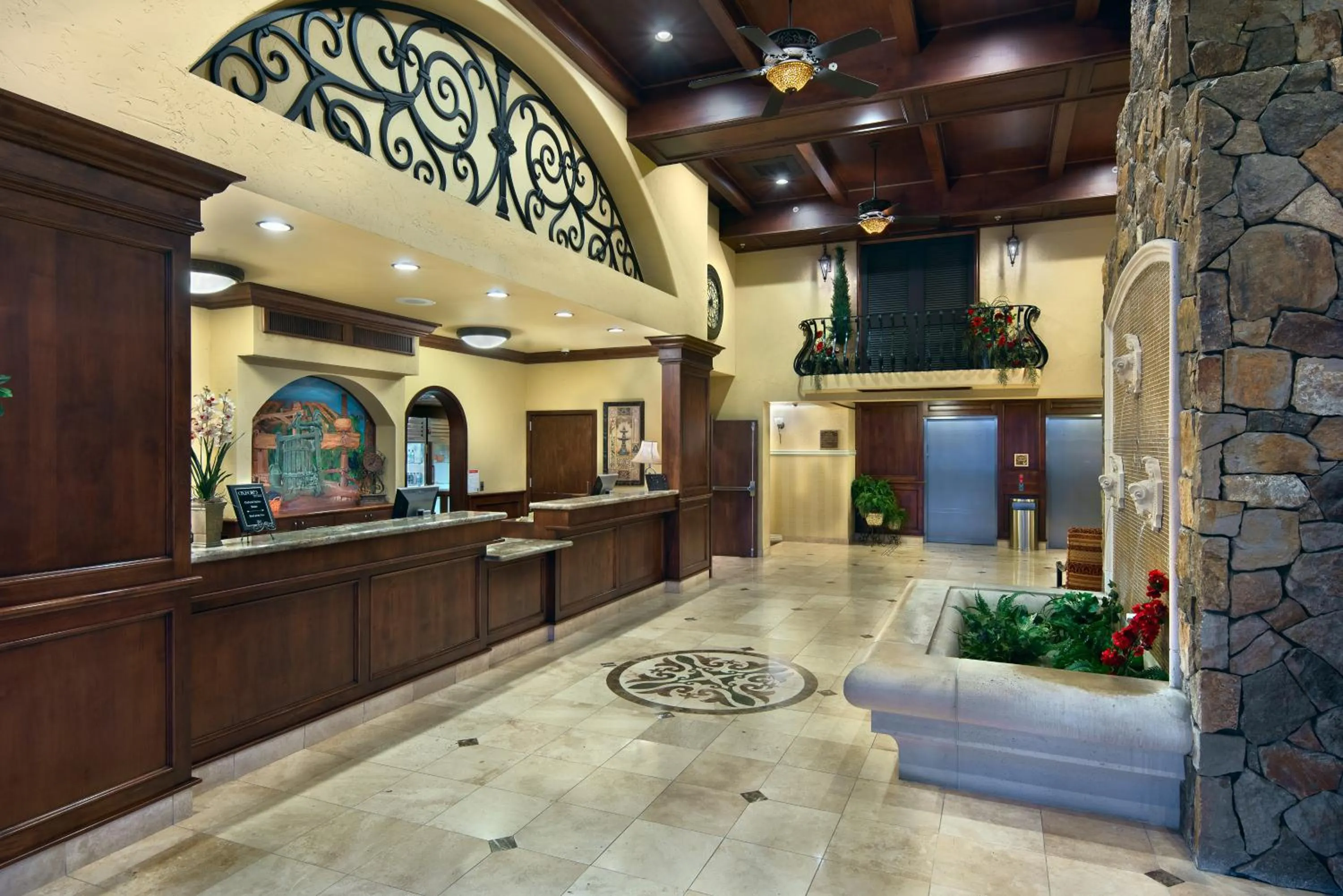 Lobby or reception in Oxford Suites Boise
