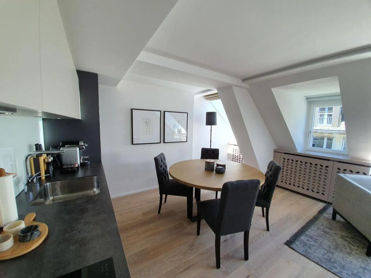 Kitchen or kitchenette in Le Bijou Bahnhofstrasse / Paradeplatz