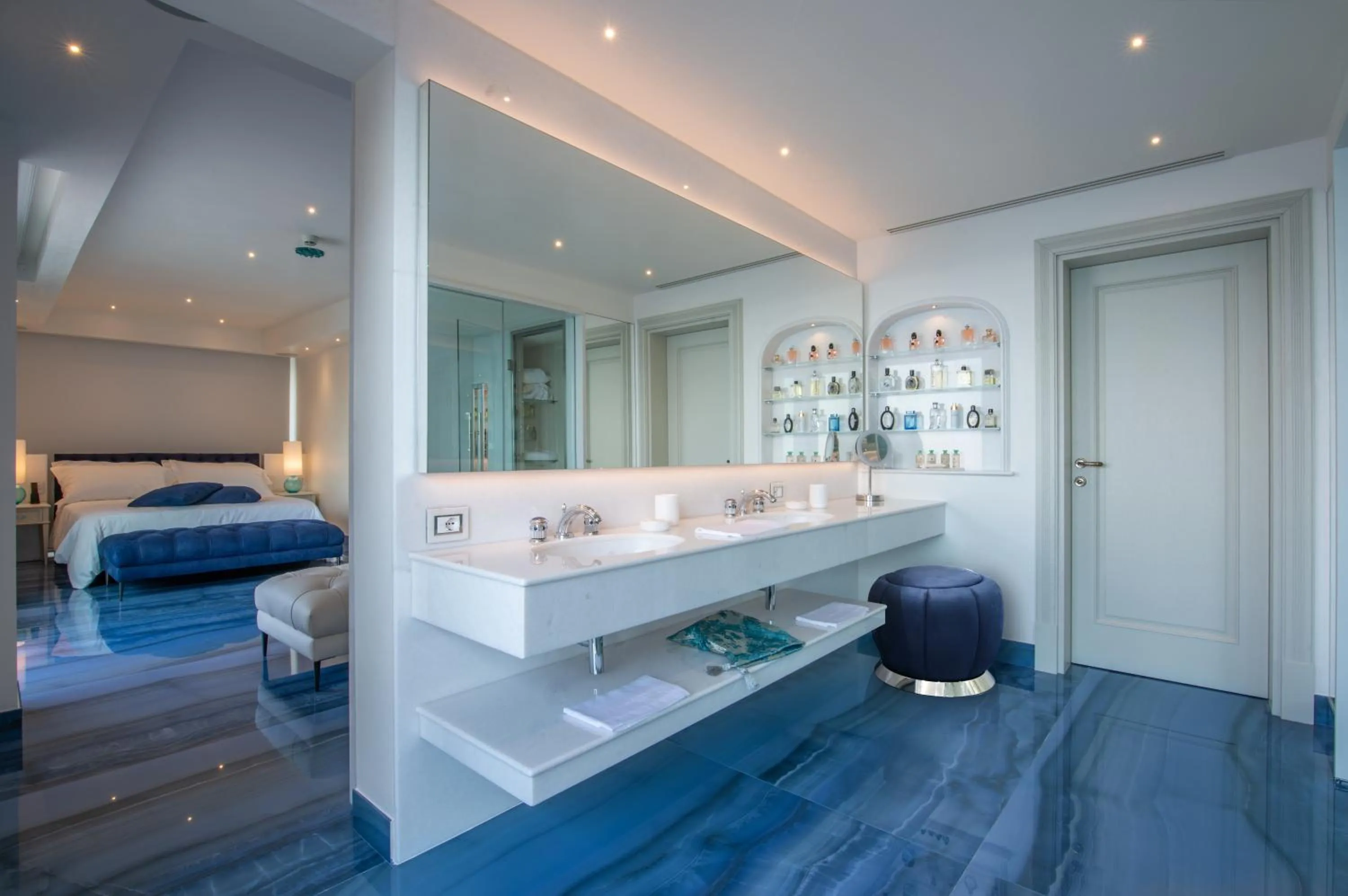 Bed in Hotel Grotta Palazzese