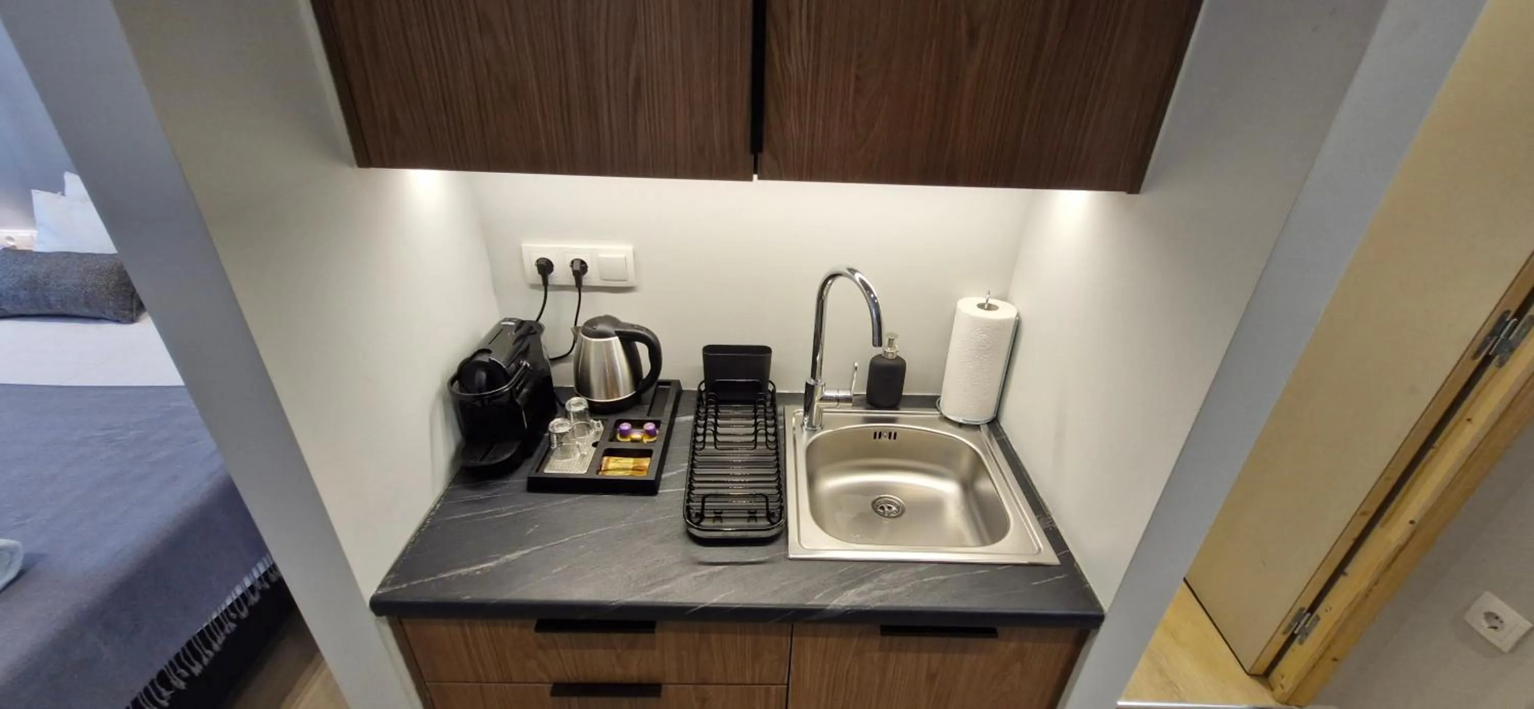 Kitchen or kitchenette in Kolokotroni Lofts Syntagma