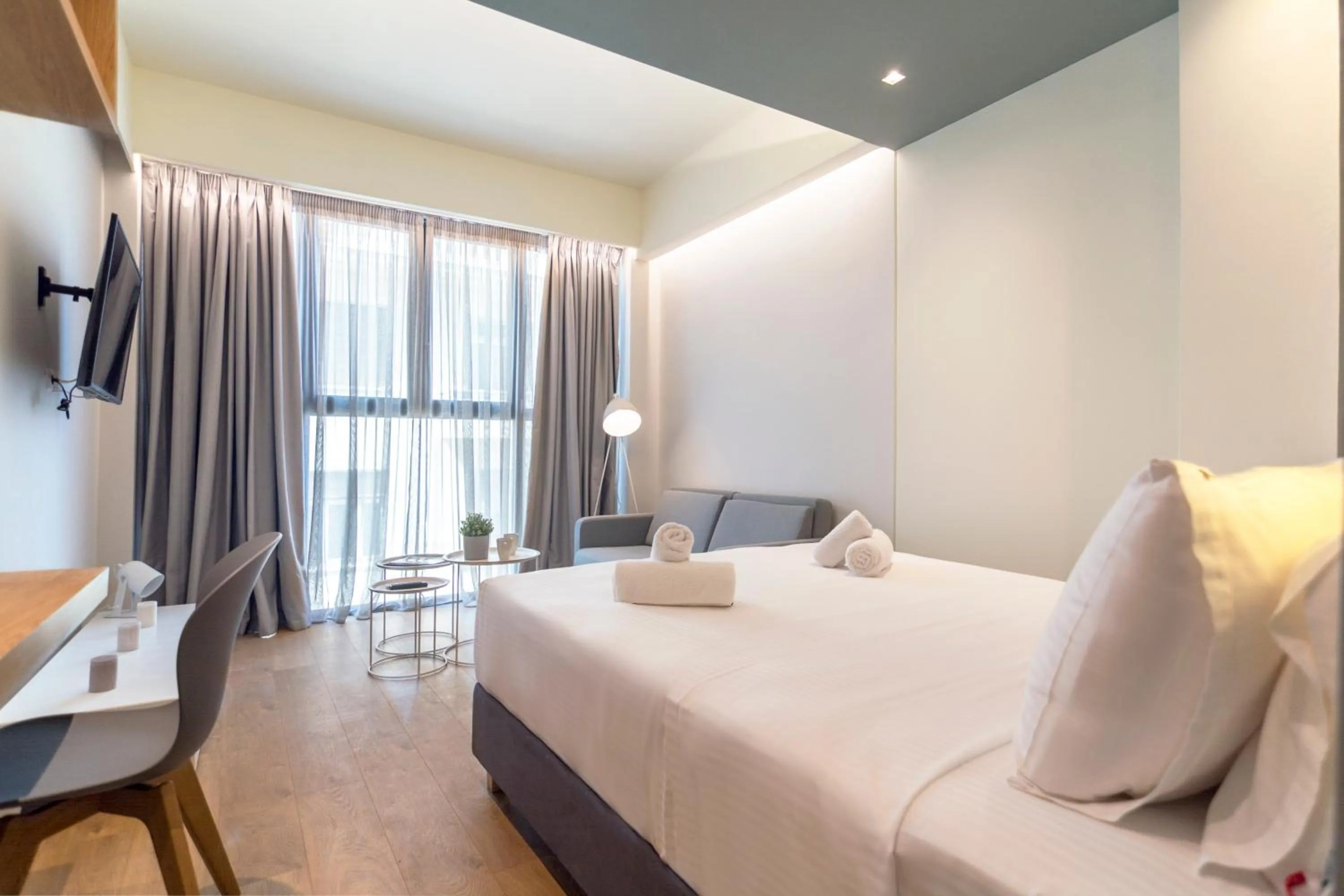 Bedroom, Bed in Kolokotroni Lofts Syntagma