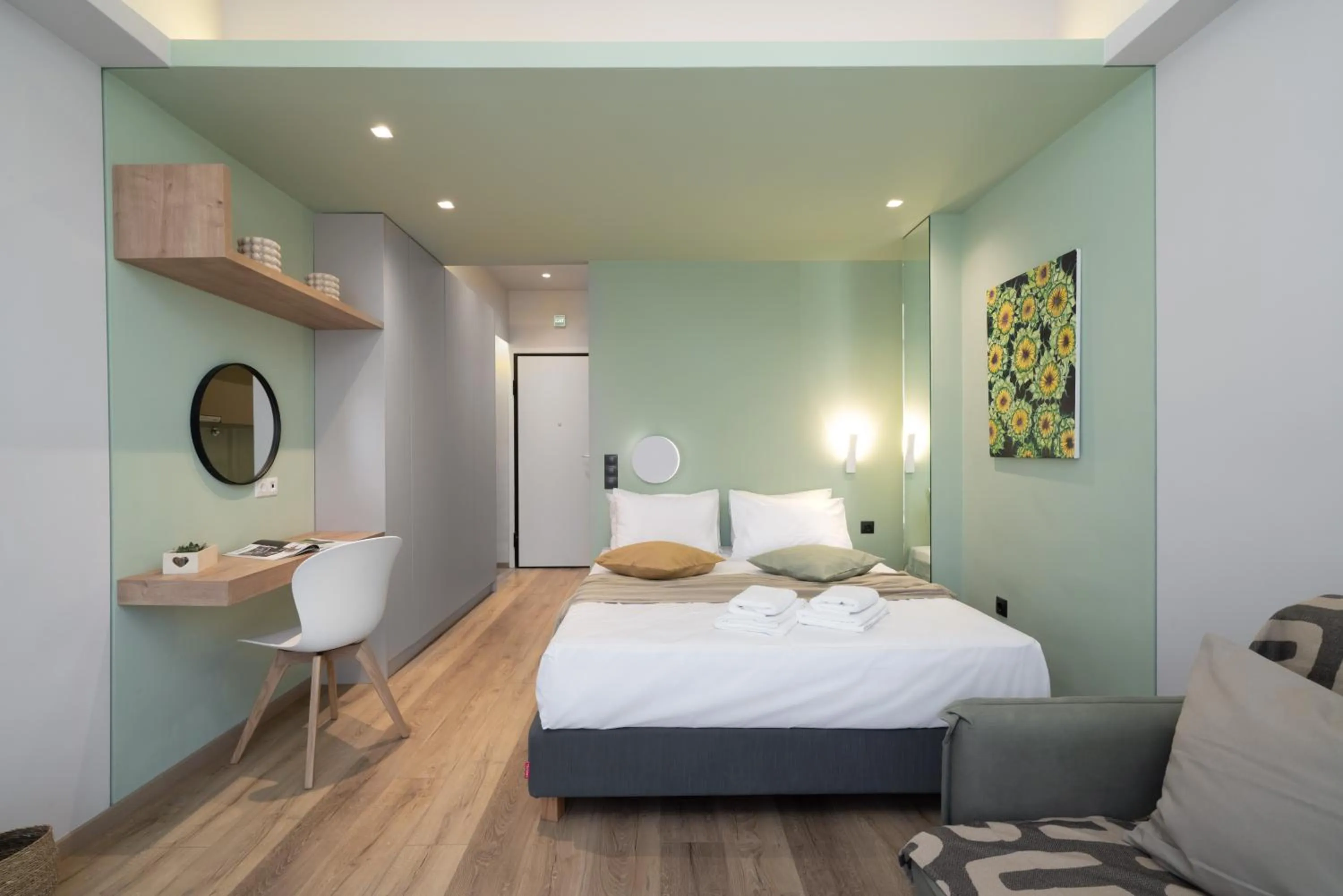 Bedroom, Bed in Kolokotroni Lofts Syntagma