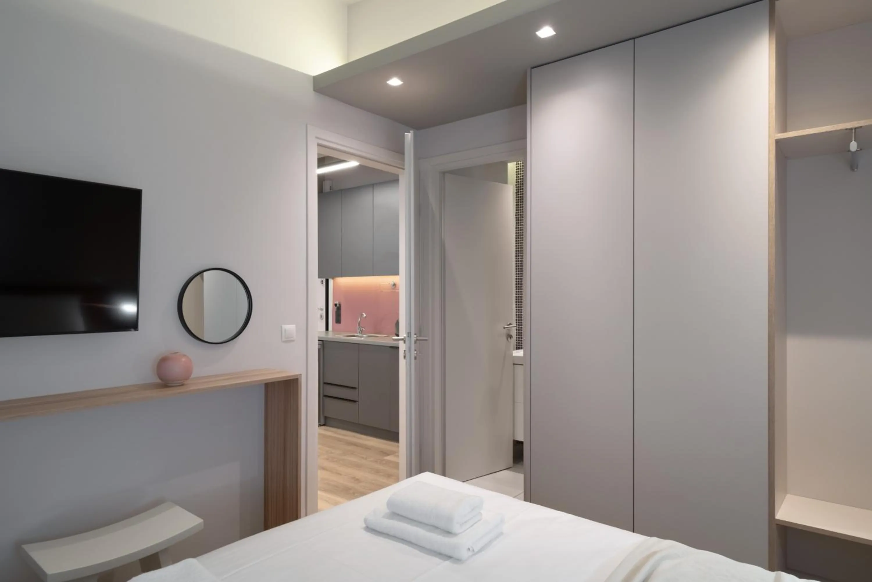 Bedroom, Bed in Kolokotroni Lofts Syntagma