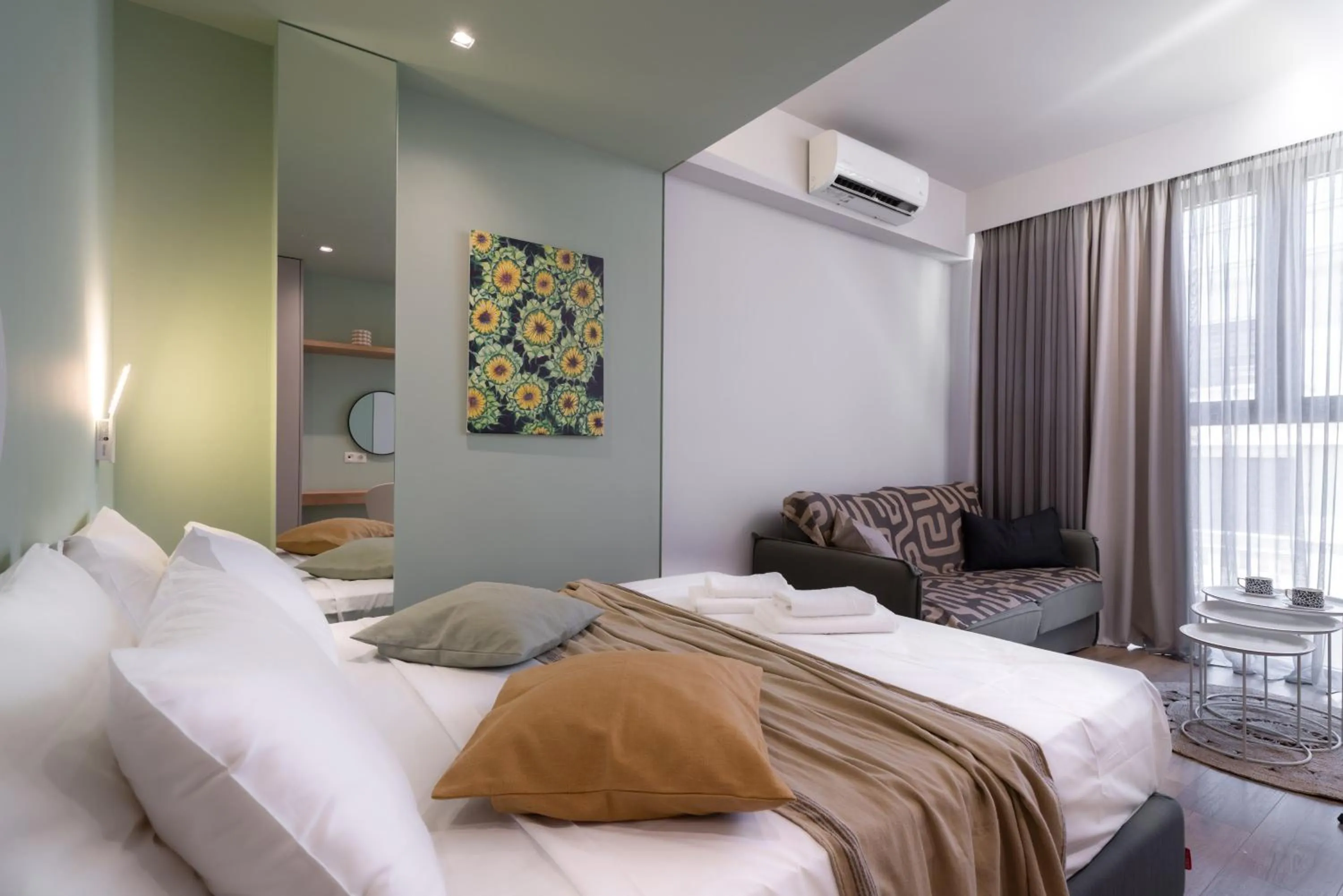 Bedroom, Bed in Kolokotroni Lofts Syntagma