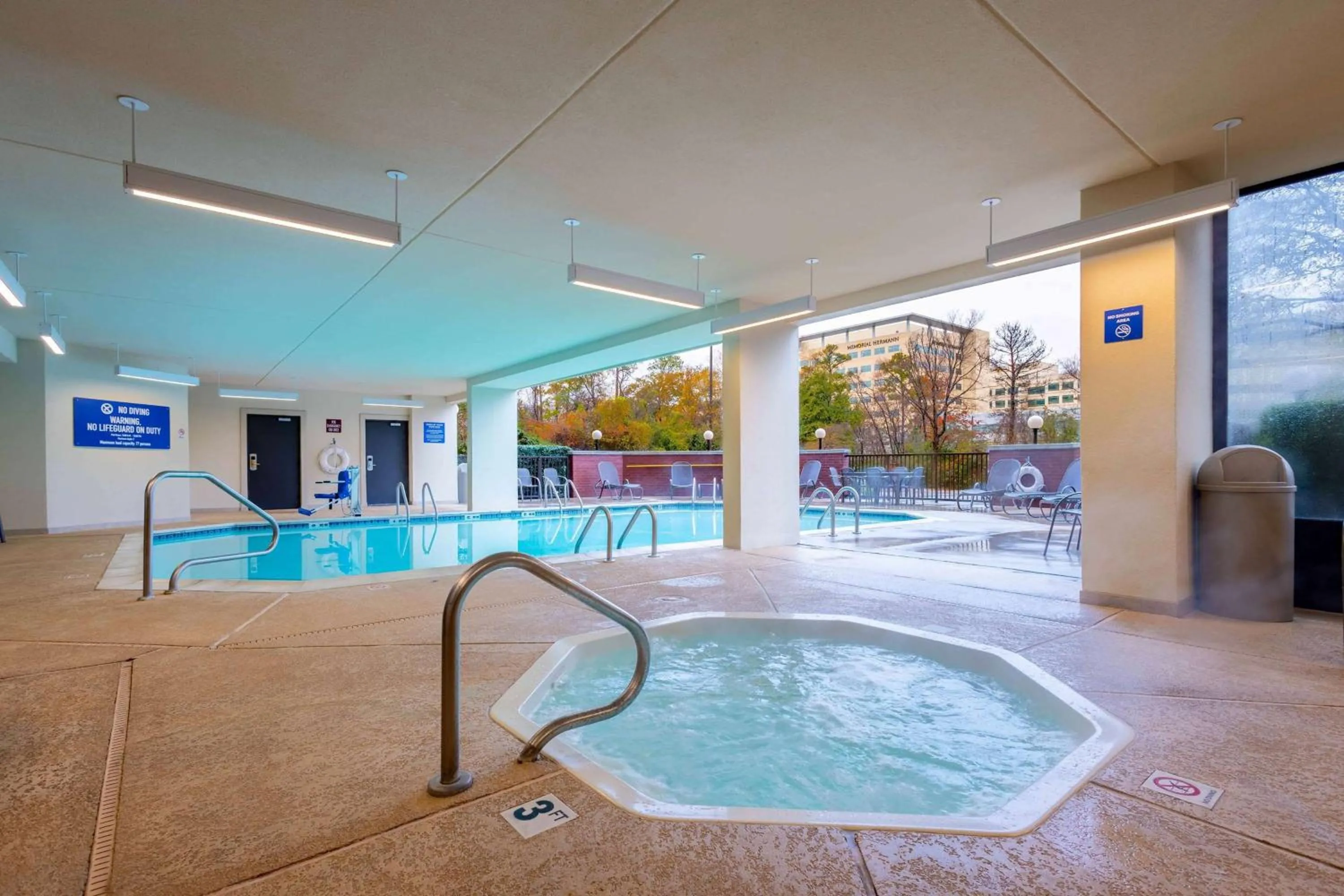 Pool view in Drury Inn & Suites Houston Sugar Land