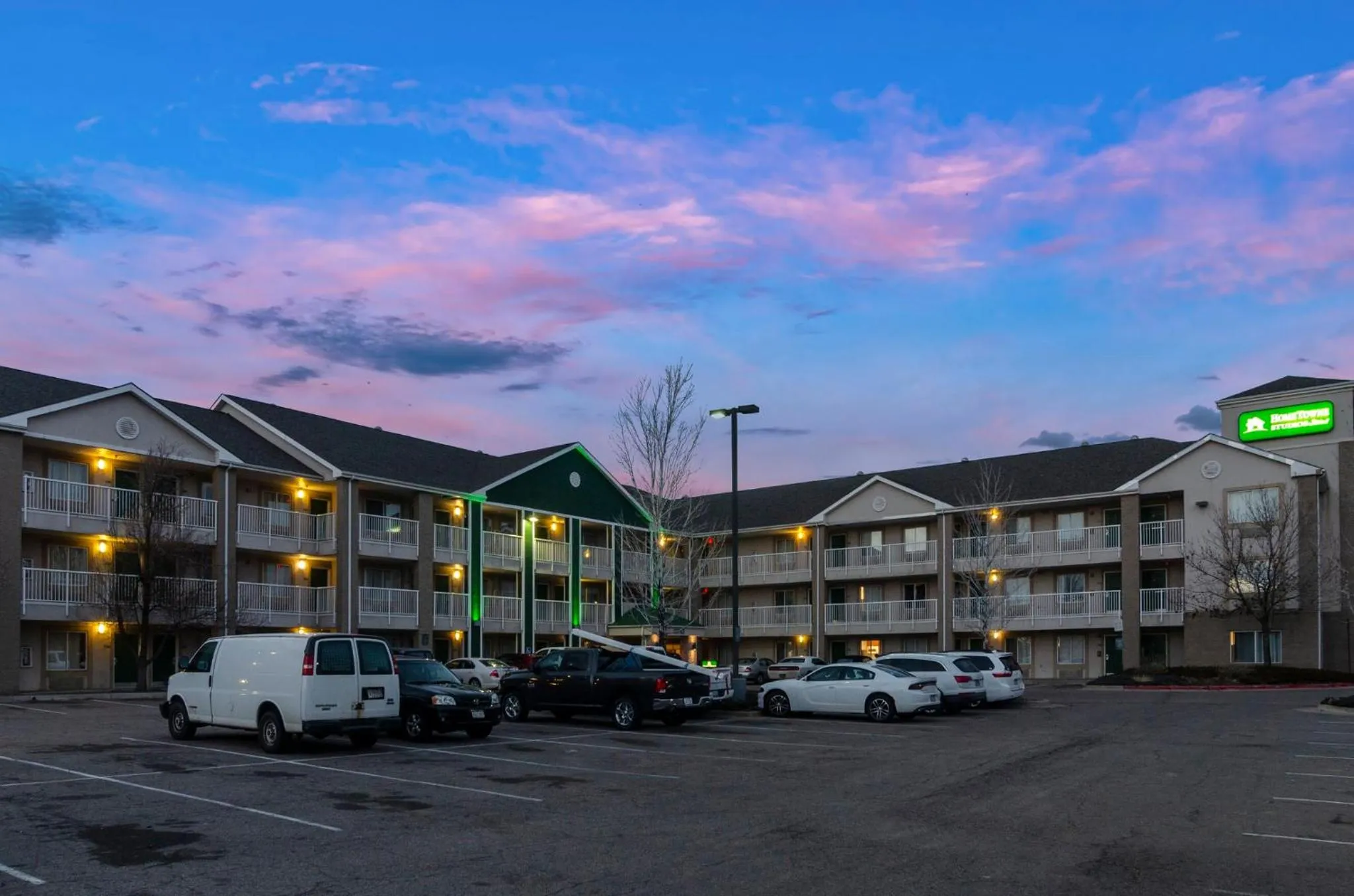 Property building in HomeTowne Studios by Red Roof Denver - Airport/Aurora