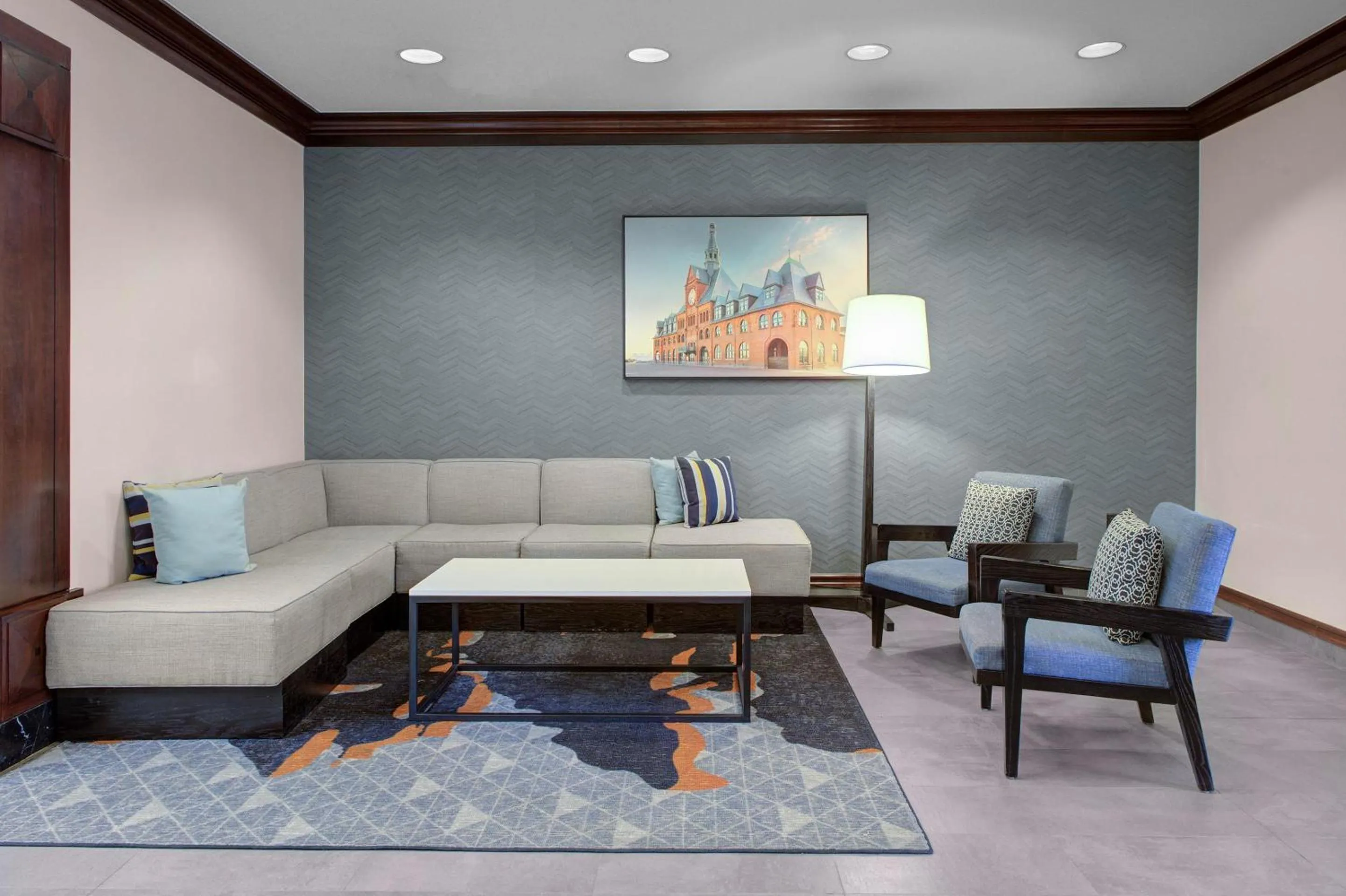 Lobby or reception in Hyatt House Parsippany Whippany