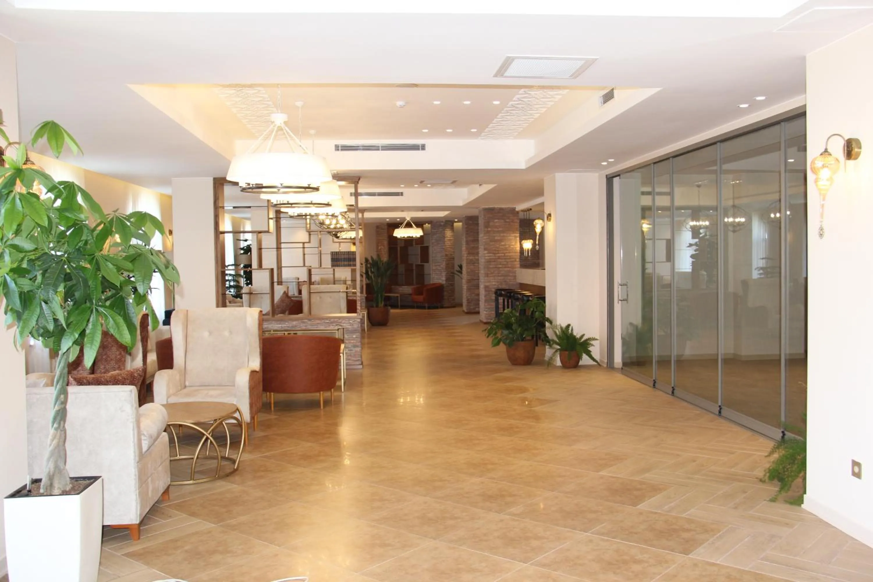 Lobby or reception in Khazar Inji Hotel