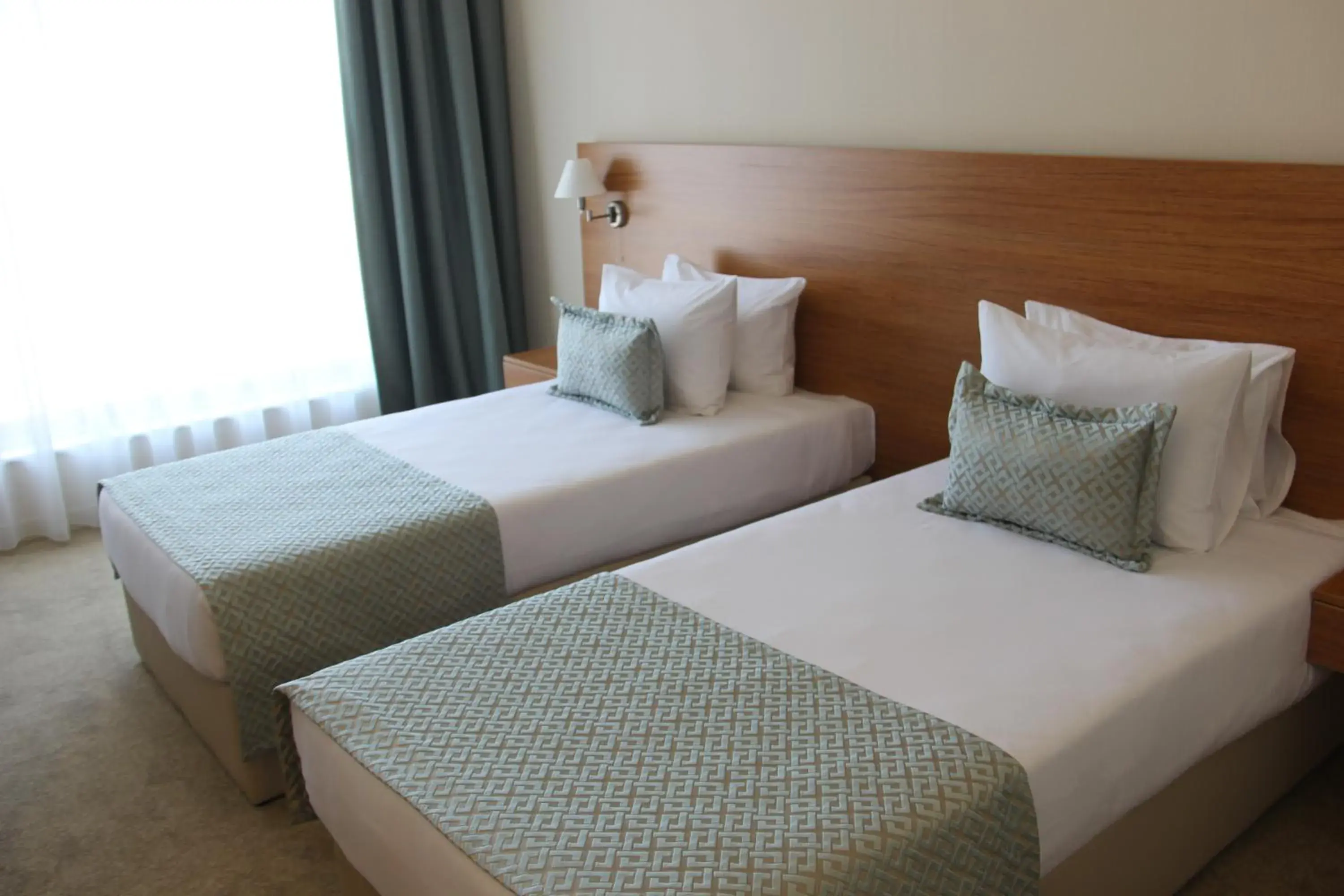 Twin Room with Garden View in Khazar Inji Hotel Twin Room with Garden View in Khazar Inji Hotel