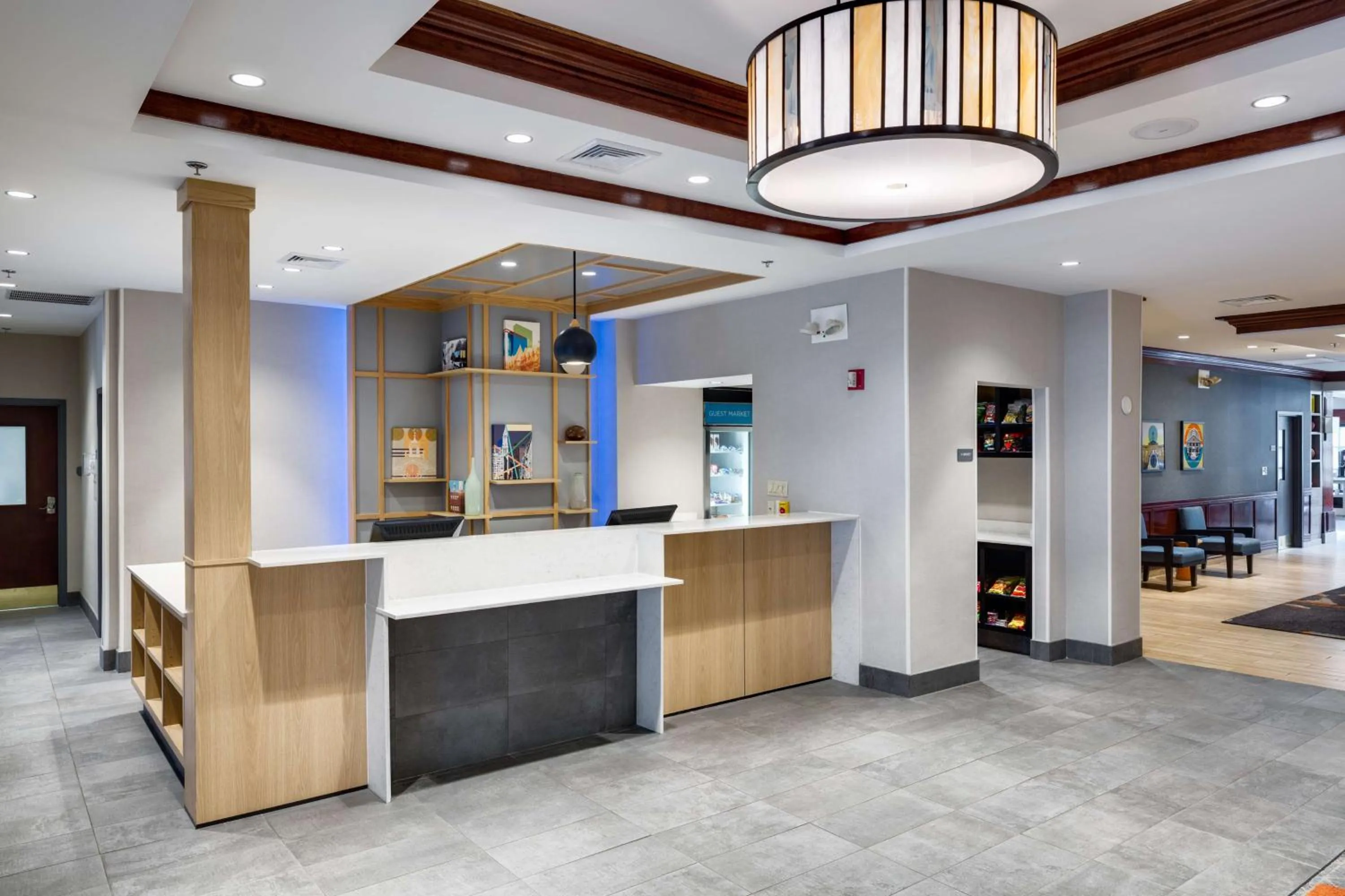 Lobby or reception in Hyatt House Boston Waltham
