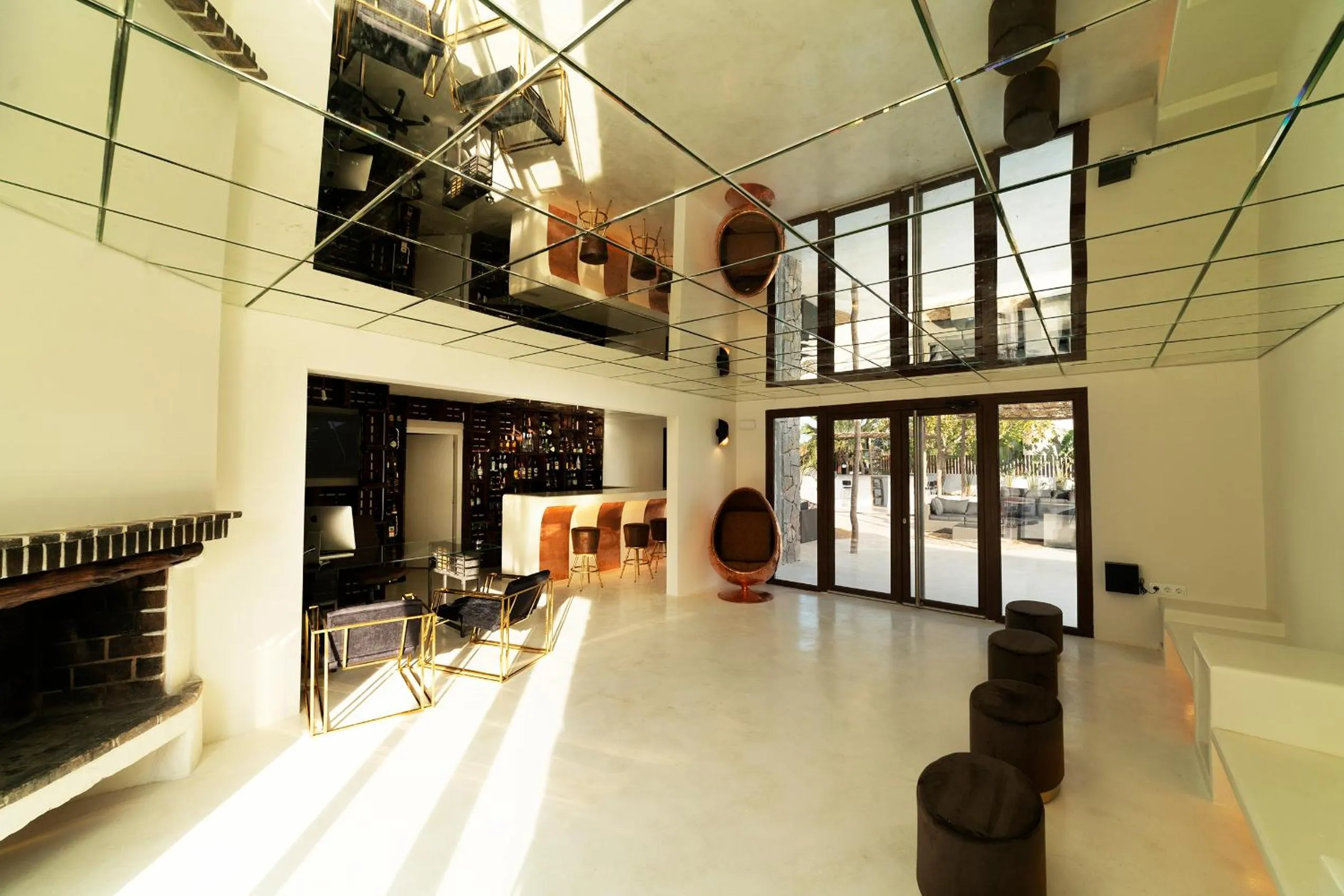 Lobby or reception in OM Hotels