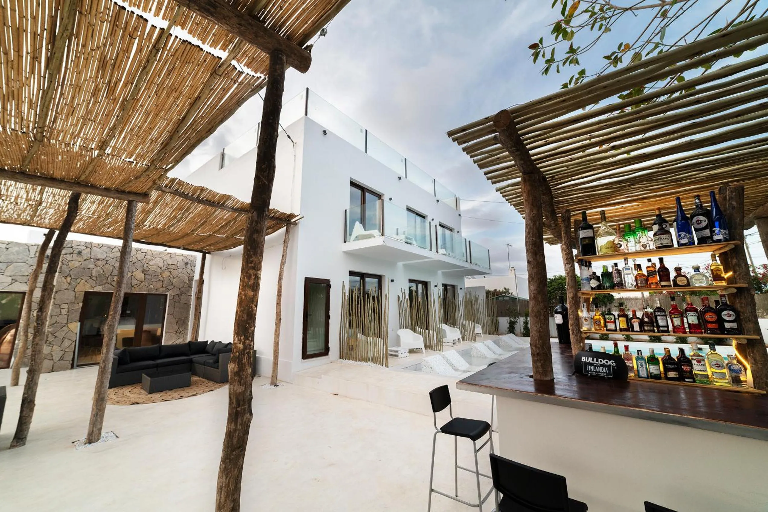 Lounge or bar in OM Hotels