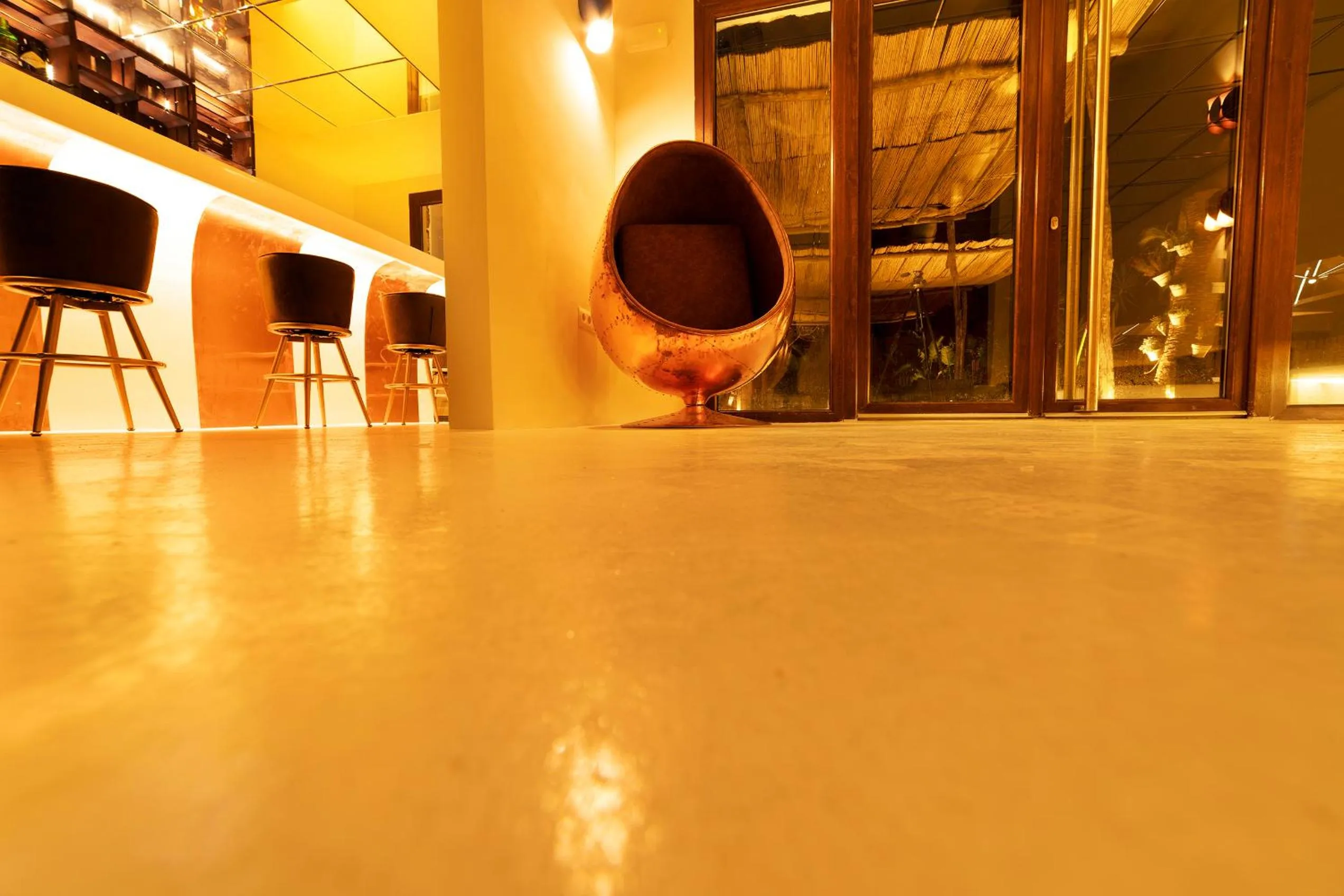 Lounge or bar in OM Hotels