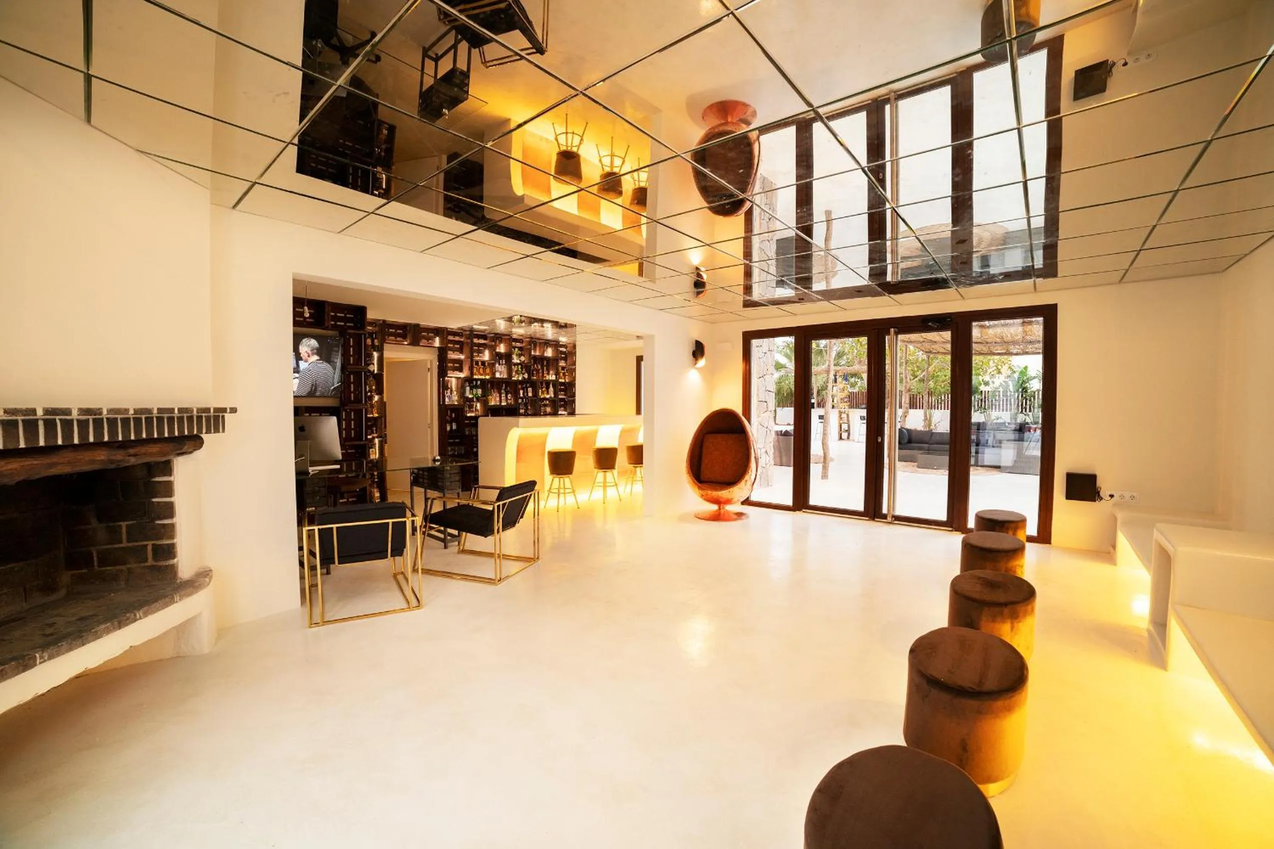 Lobby or reception in OM Hotels