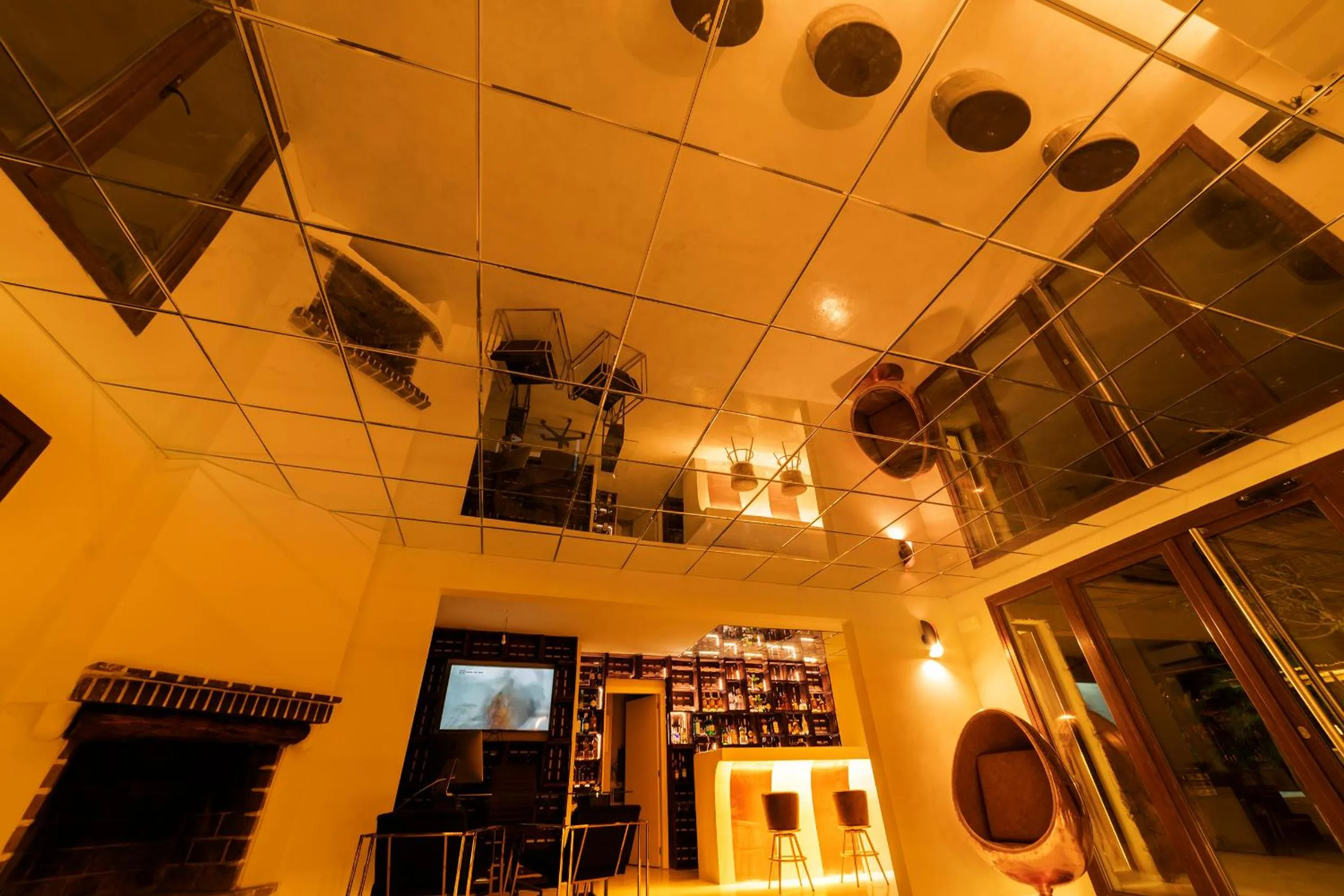 Lobby or reception in OM Hotels