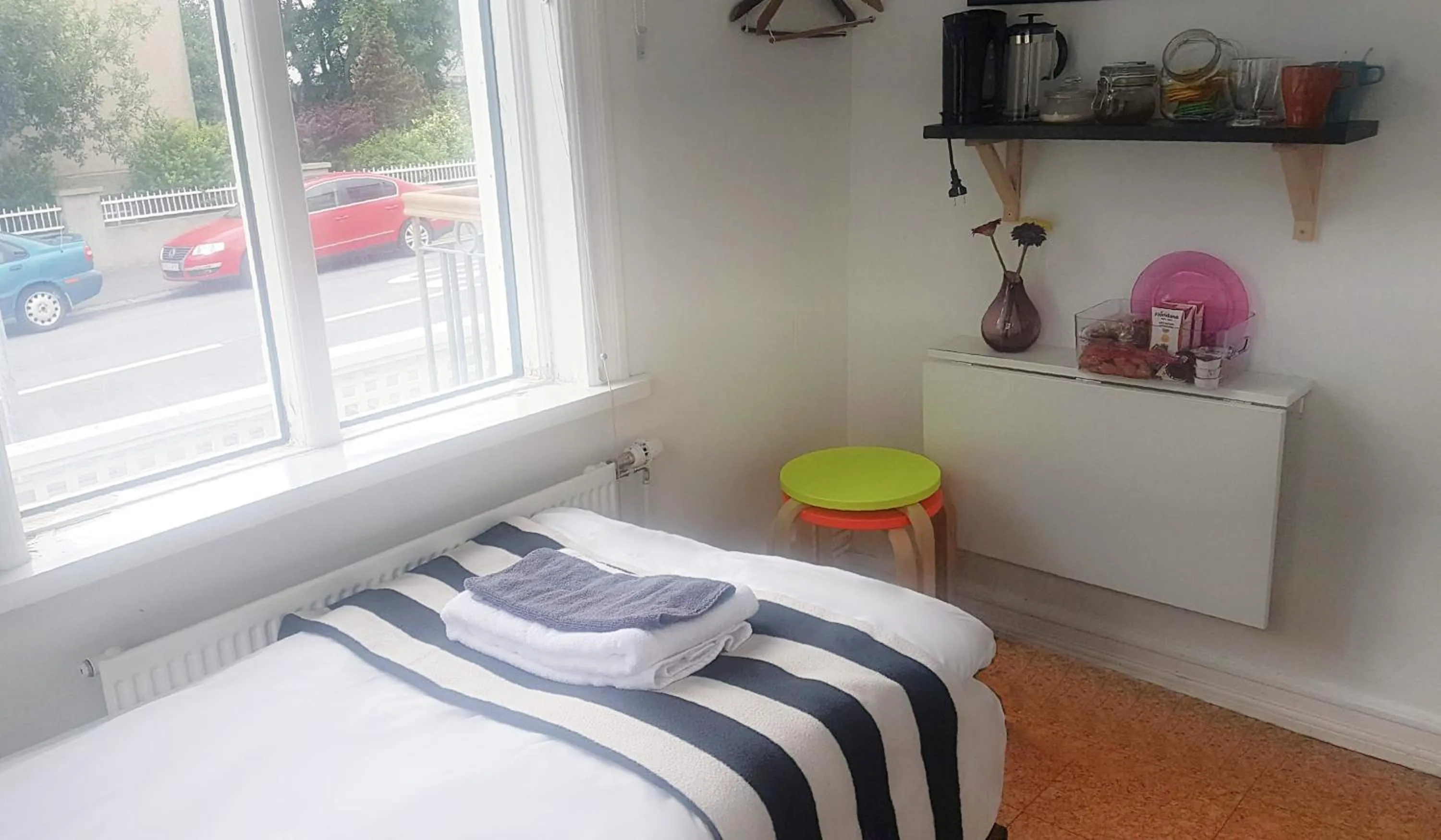 Bed in Refurinn Reykjavik Guesthouse