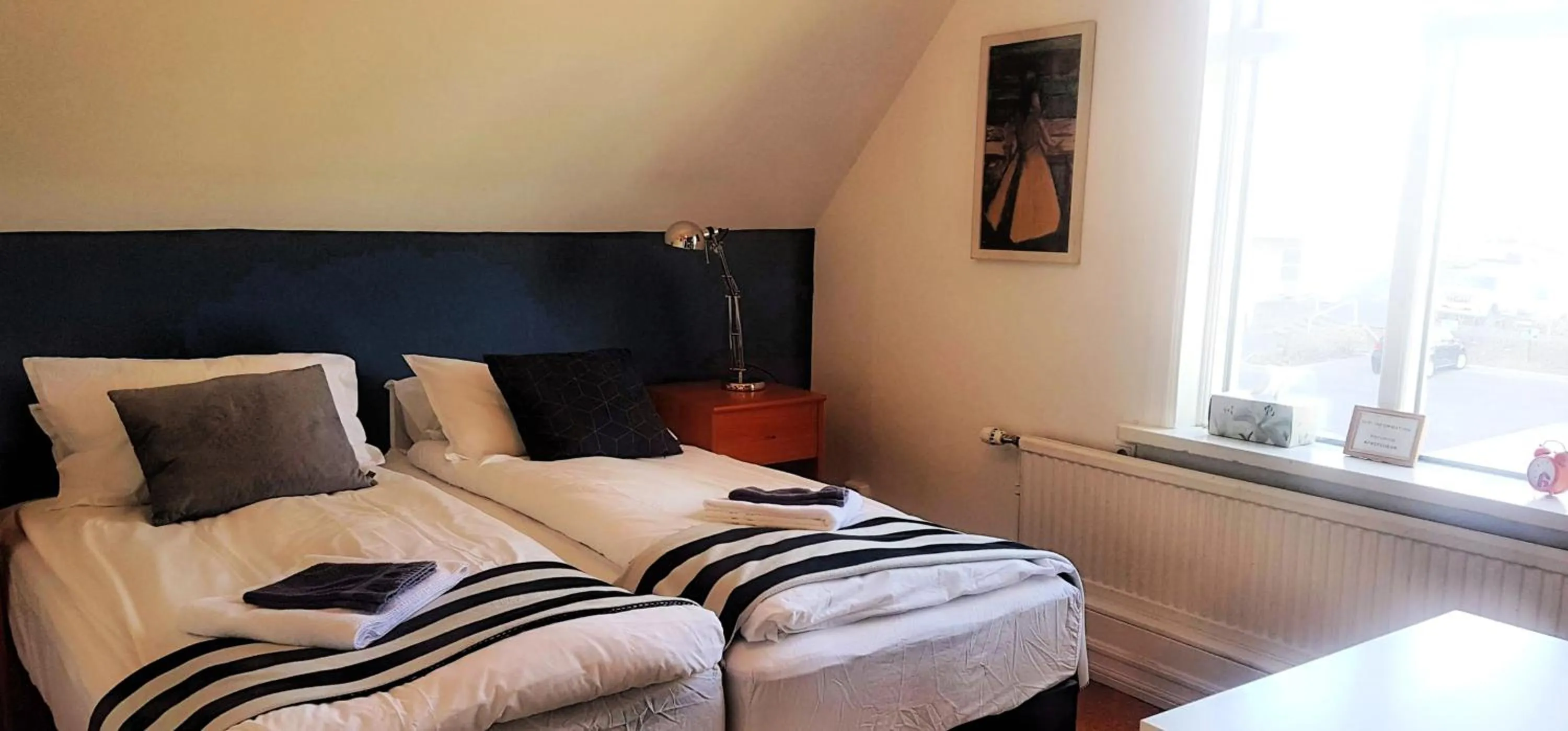 Bed in Refurinn Reykjavik Guesthouse