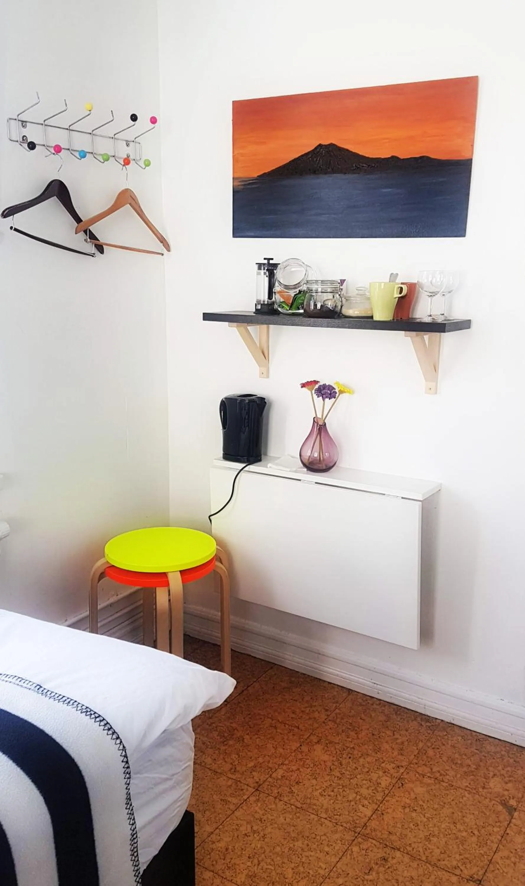 Bed in Refurinn Reykjavik Guesthouse