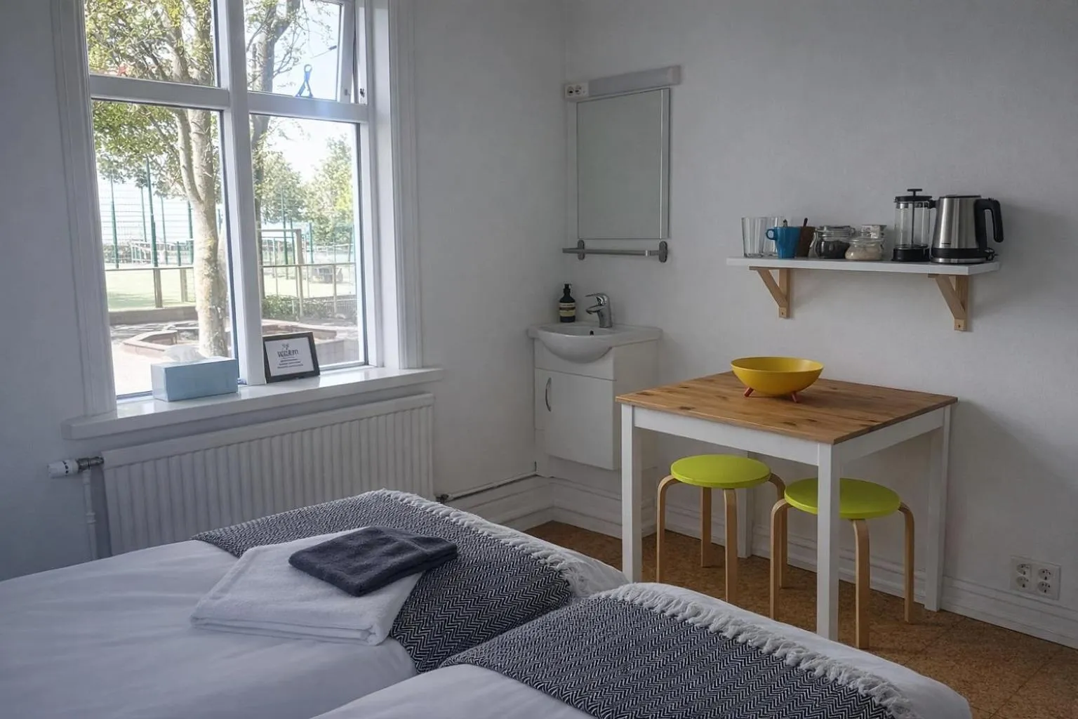 Bedroom, Bed in Refurinn Reykjavik Guesthouse